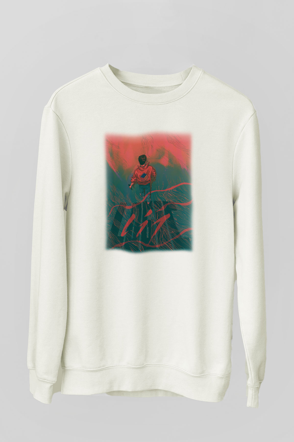 Logic Beyaz Unisex Sweatshirt