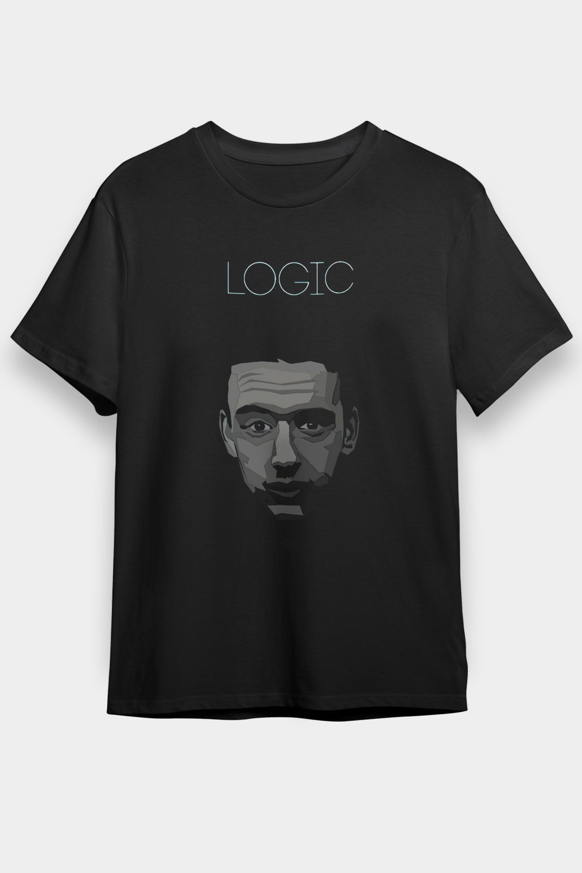 Logic Siyah Unisex Tişört T-Shirt - TişörtFabrikası