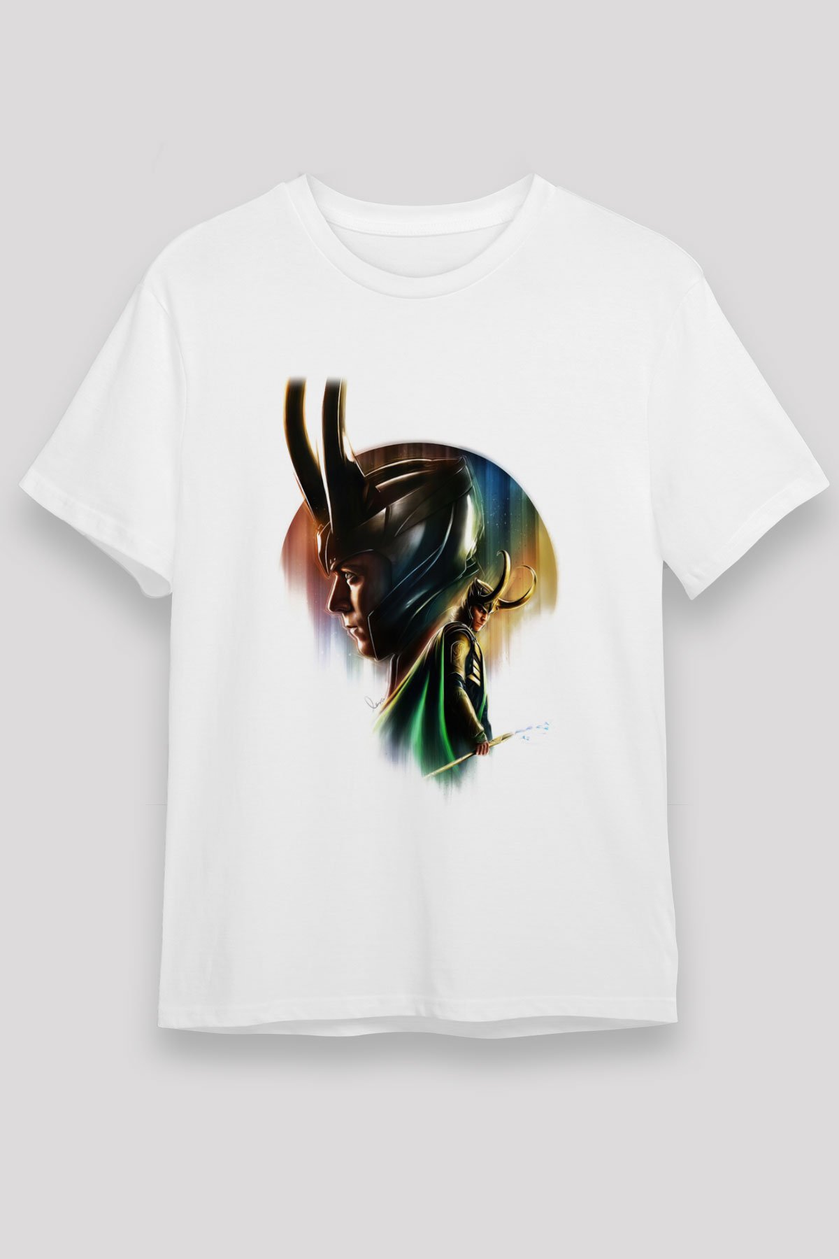 Loki White Unisex Graphic Tee - STREETWEAR