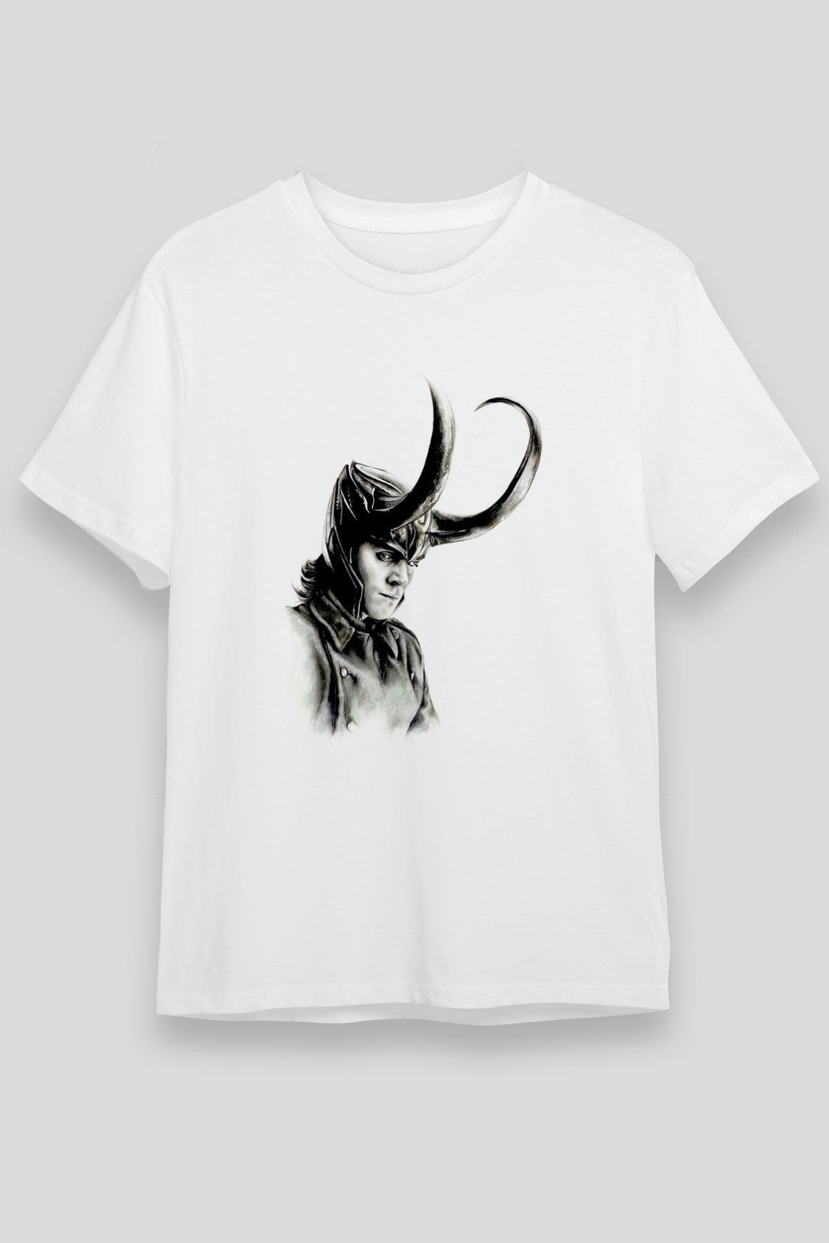 Loki White Unisex Graphic Tee - STREETWEAR