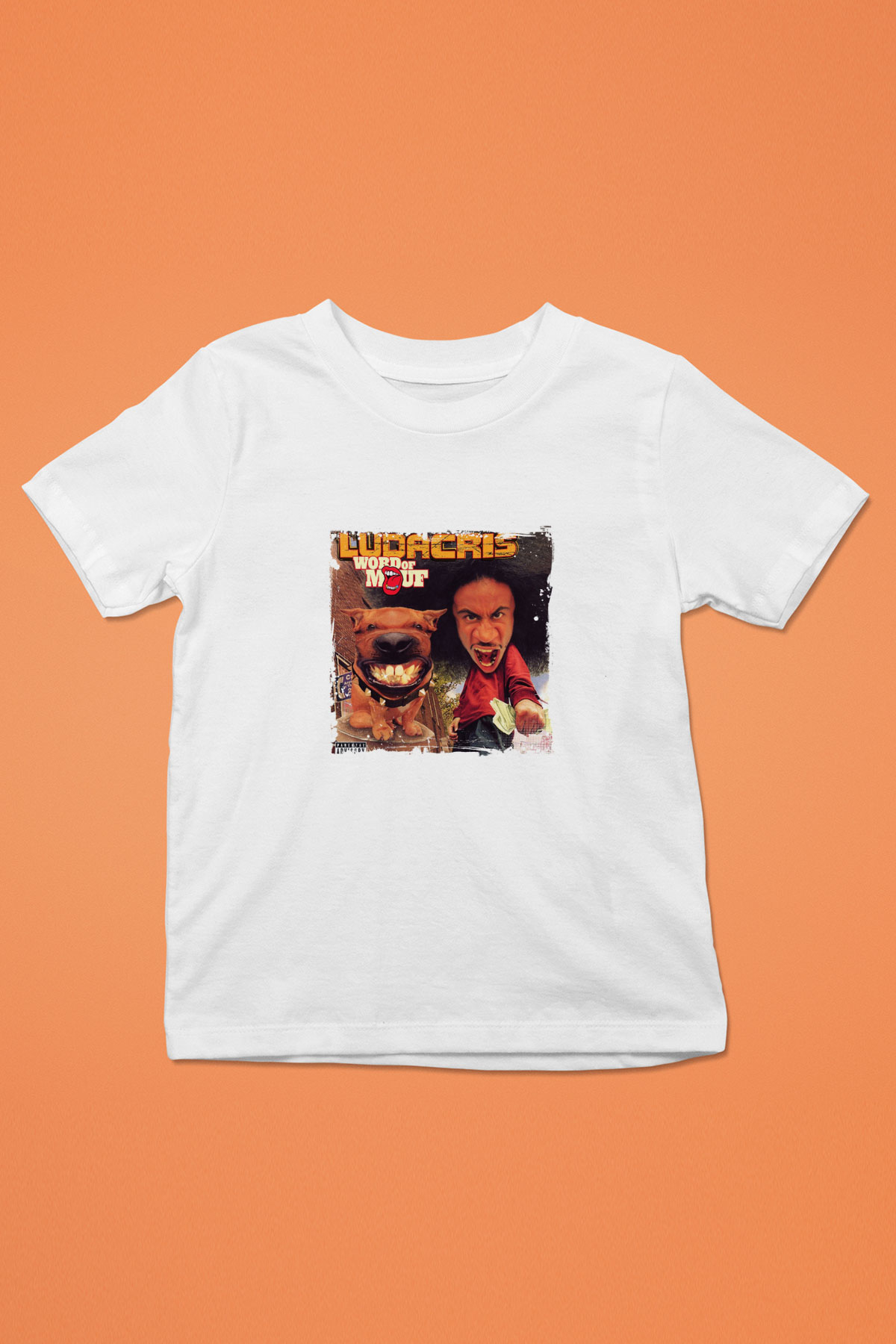 Ludacris Baskılı Unisex Beyaz Çocuk Tişört