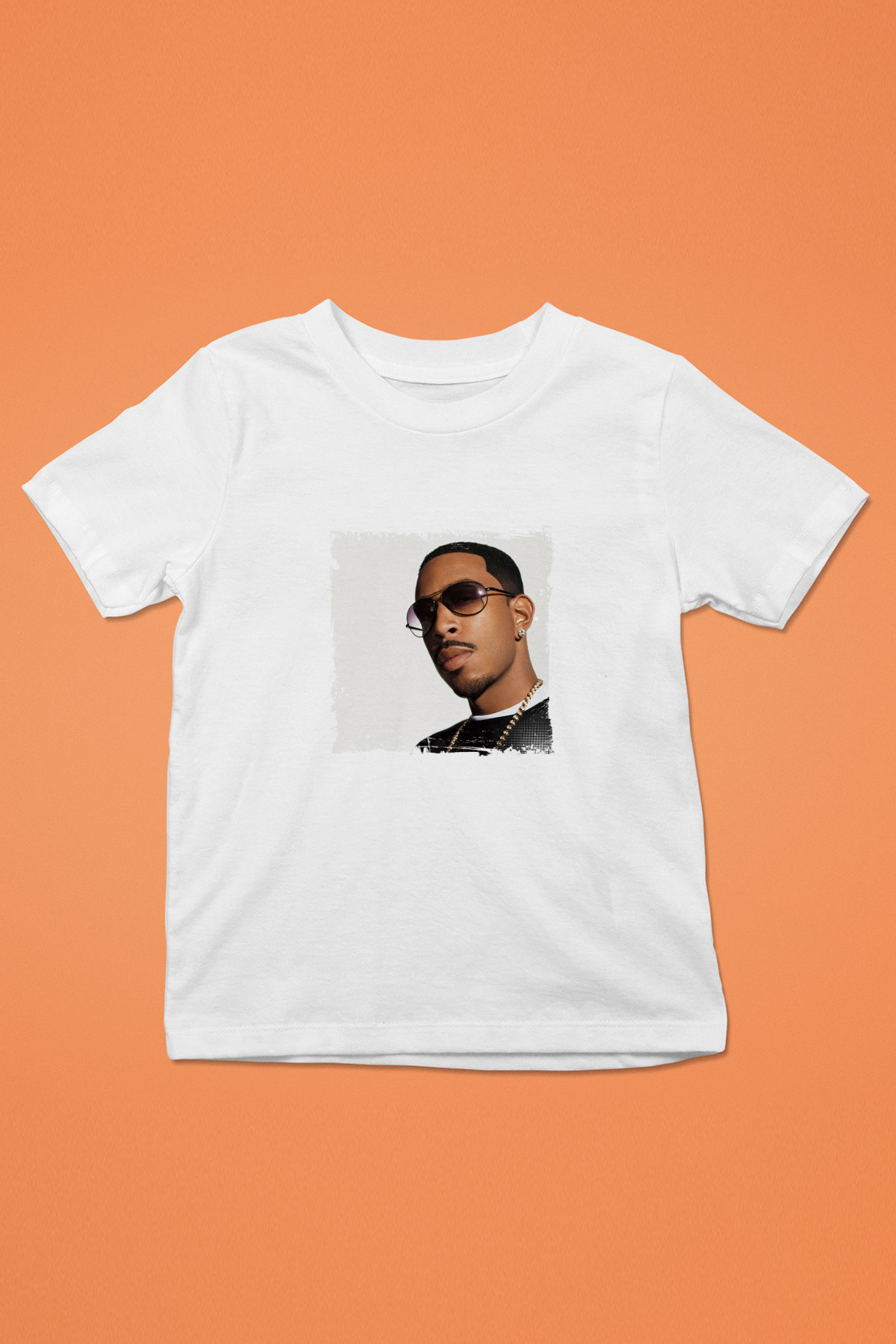 Ludacris Baskılı Unisex Beyaz Çocuk Tişört