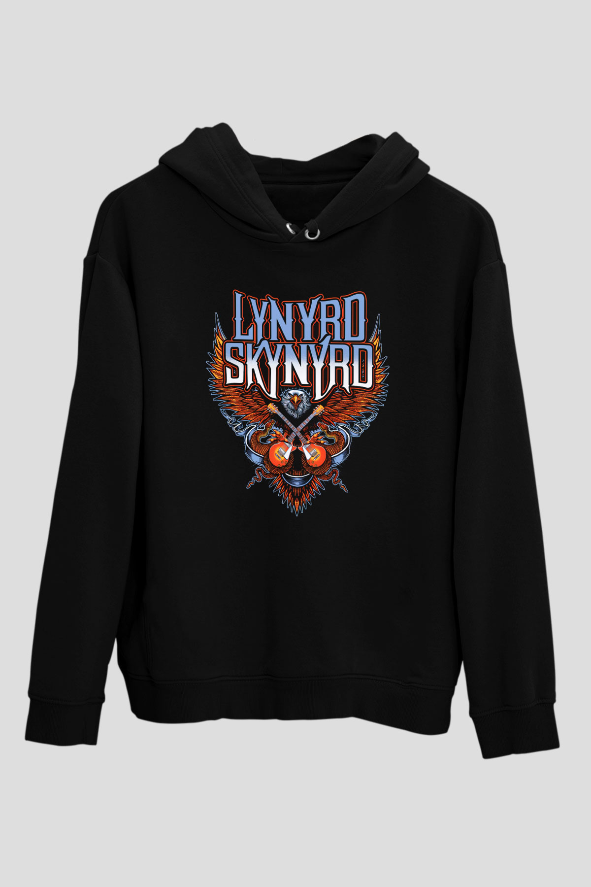 Lynyrd Skynyrd Siyah Unisex Hoodie