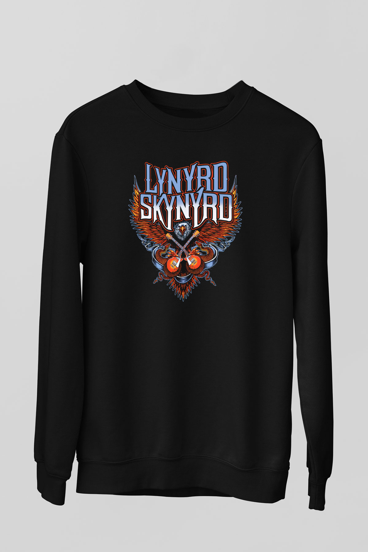 Lynyrd Skynyrd Siyah Unisex Sweatshirt