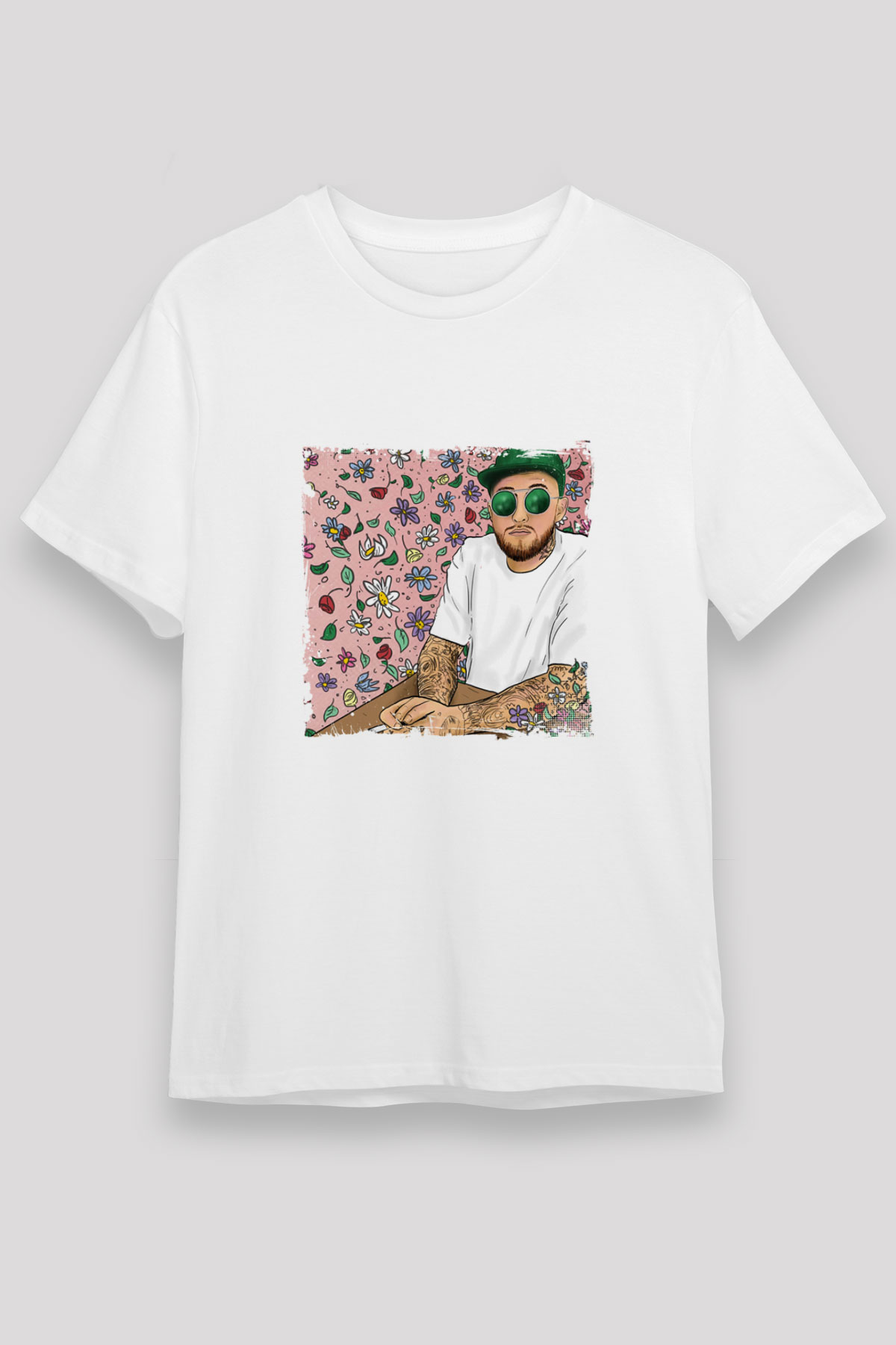 Mac Miller Unisex White Graphic Tee - STREETWEAR