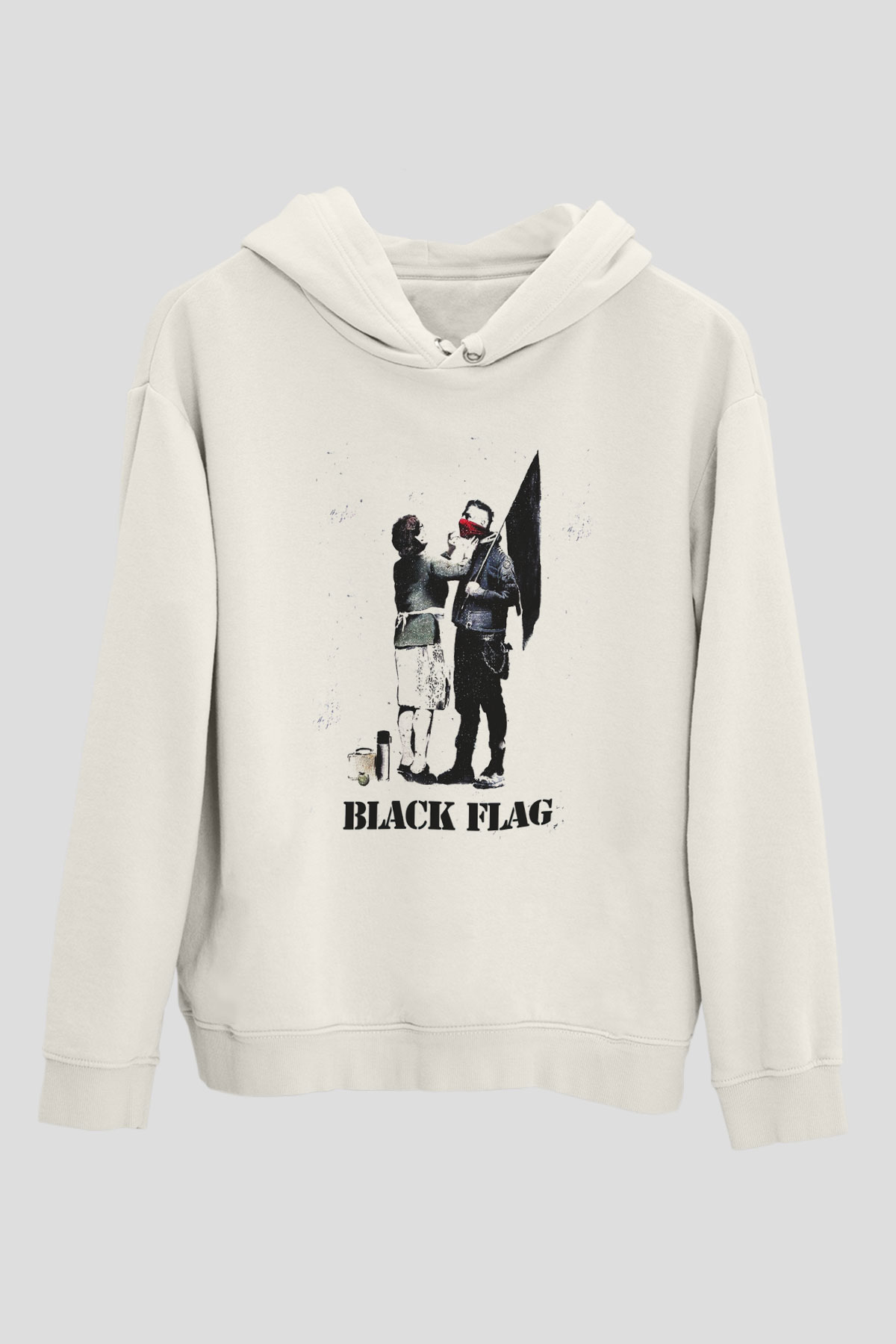Machine Gun Kelly Beyaz Unisex Kapşonlu Sweatshirt