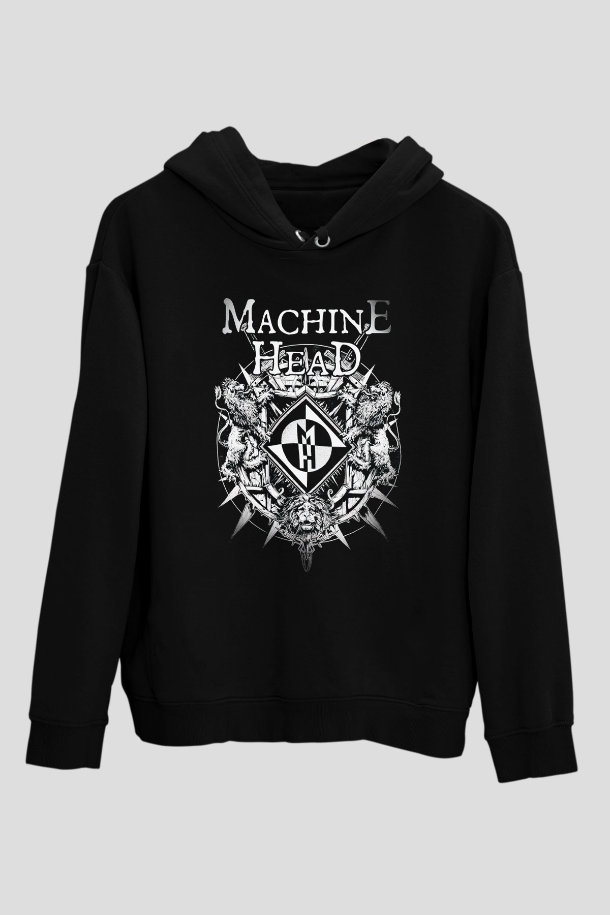 Machine Head Siyah Unisex Hoodie