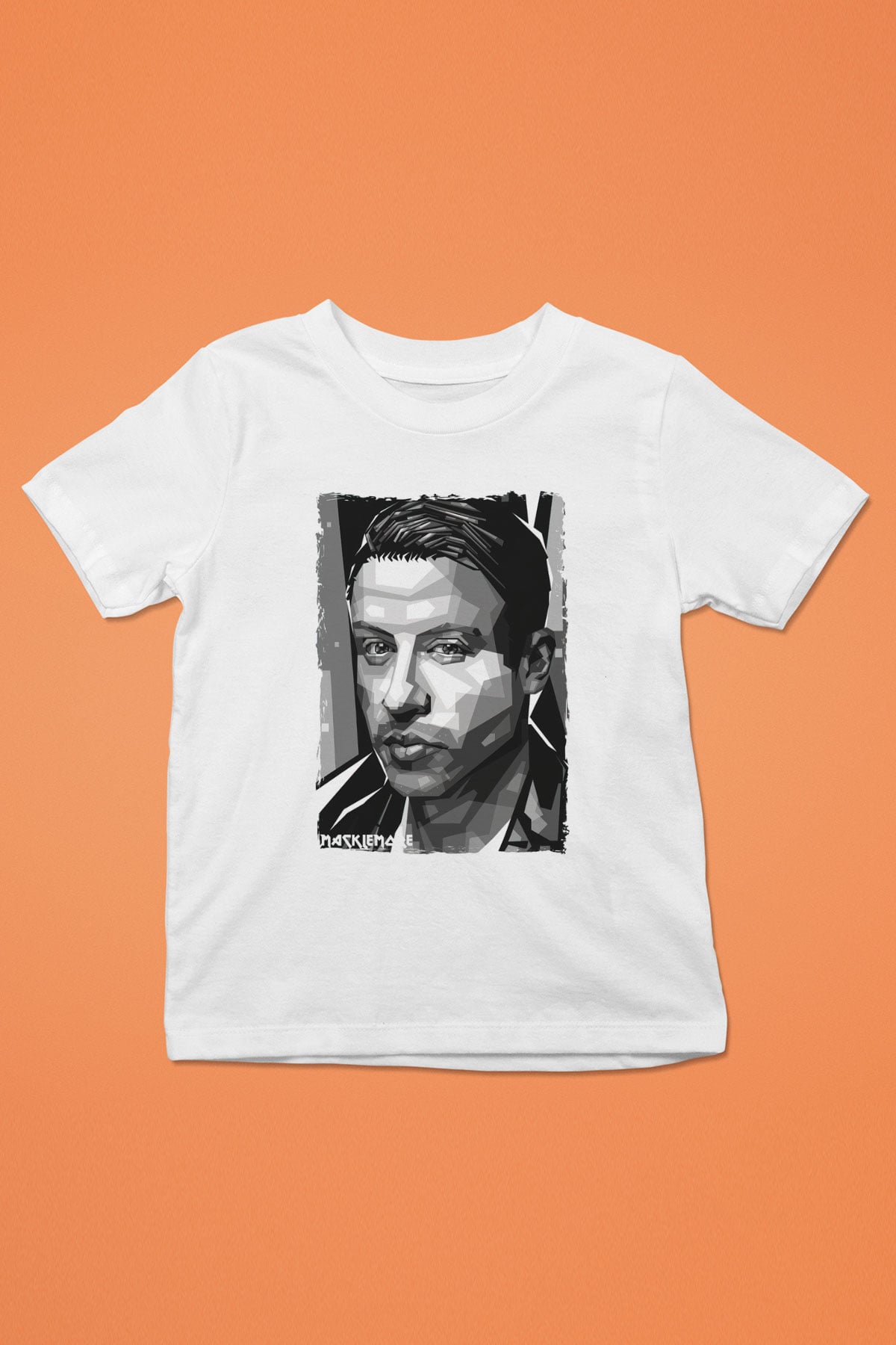 Macklemore Beyaz Unisex Çocuk Tişört