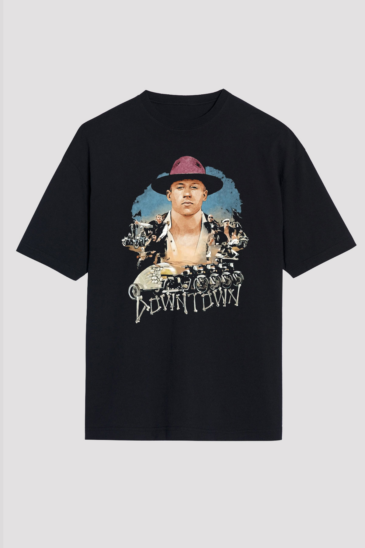 Macklemore Siyah Unisex Tişört T-Shirt - TişörtFabrikası