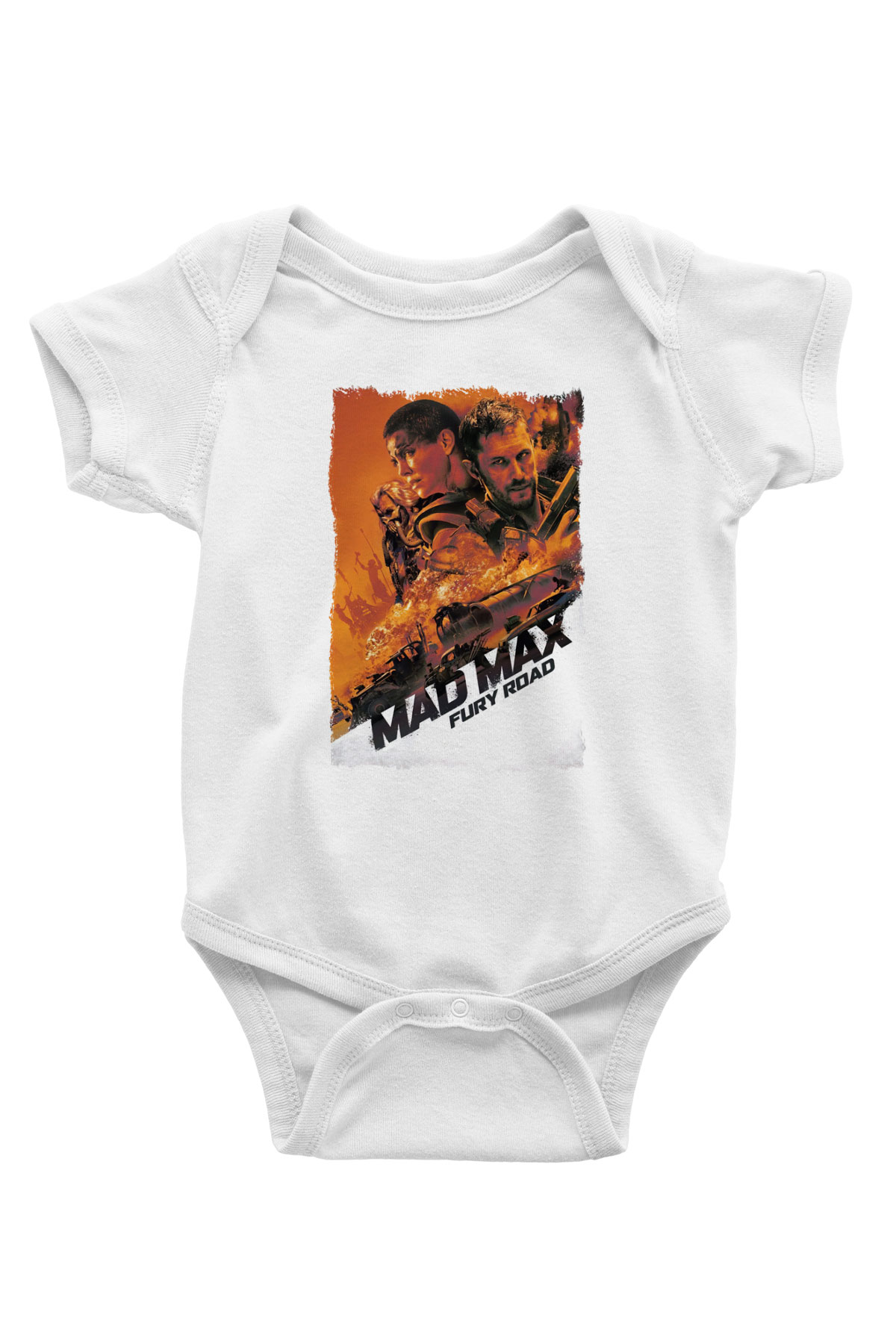 Mad Max Beyaz Bebek Body - Zıbın