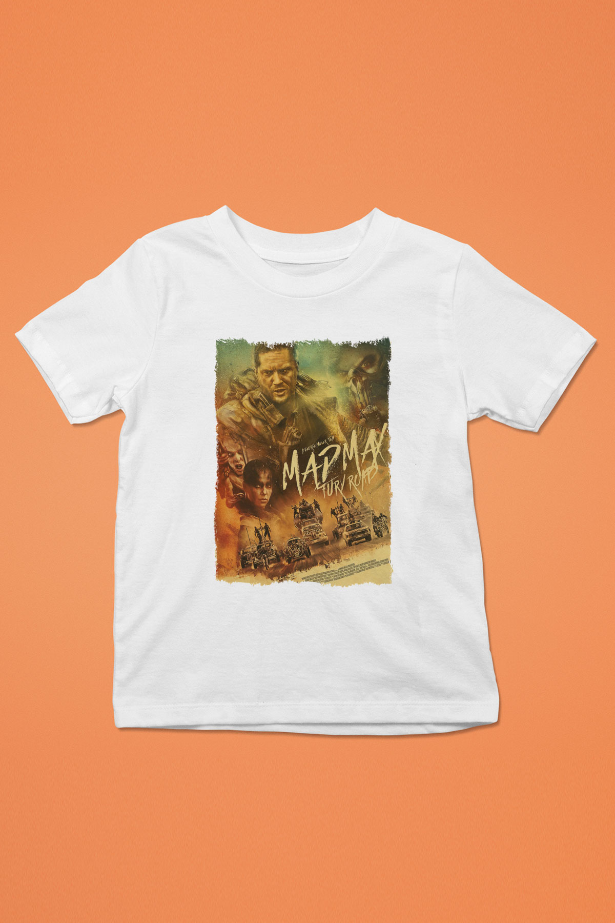 Mad Max Beyaz Unisex Çocuk Tişört