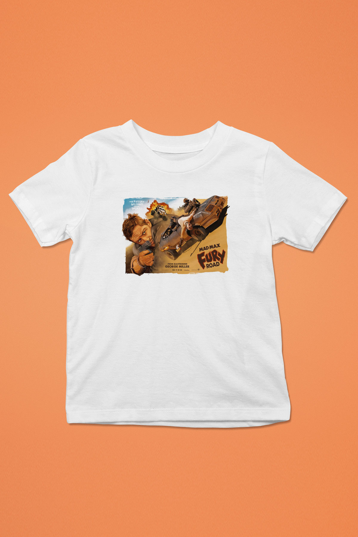 Mad Max Beyaz Unisex Çocuk Tişört
