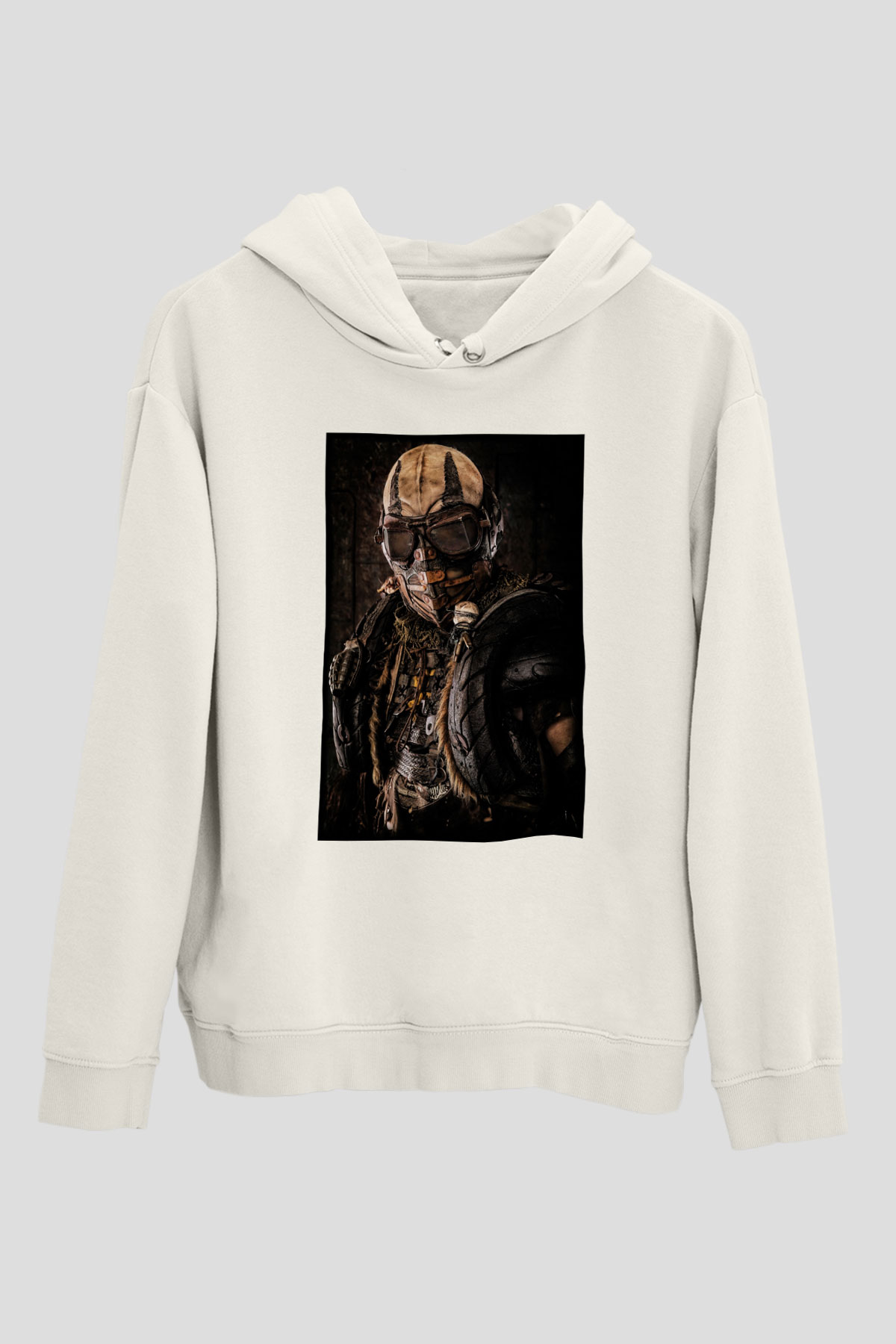 Mad Max Beyaz Unisex Hoodie