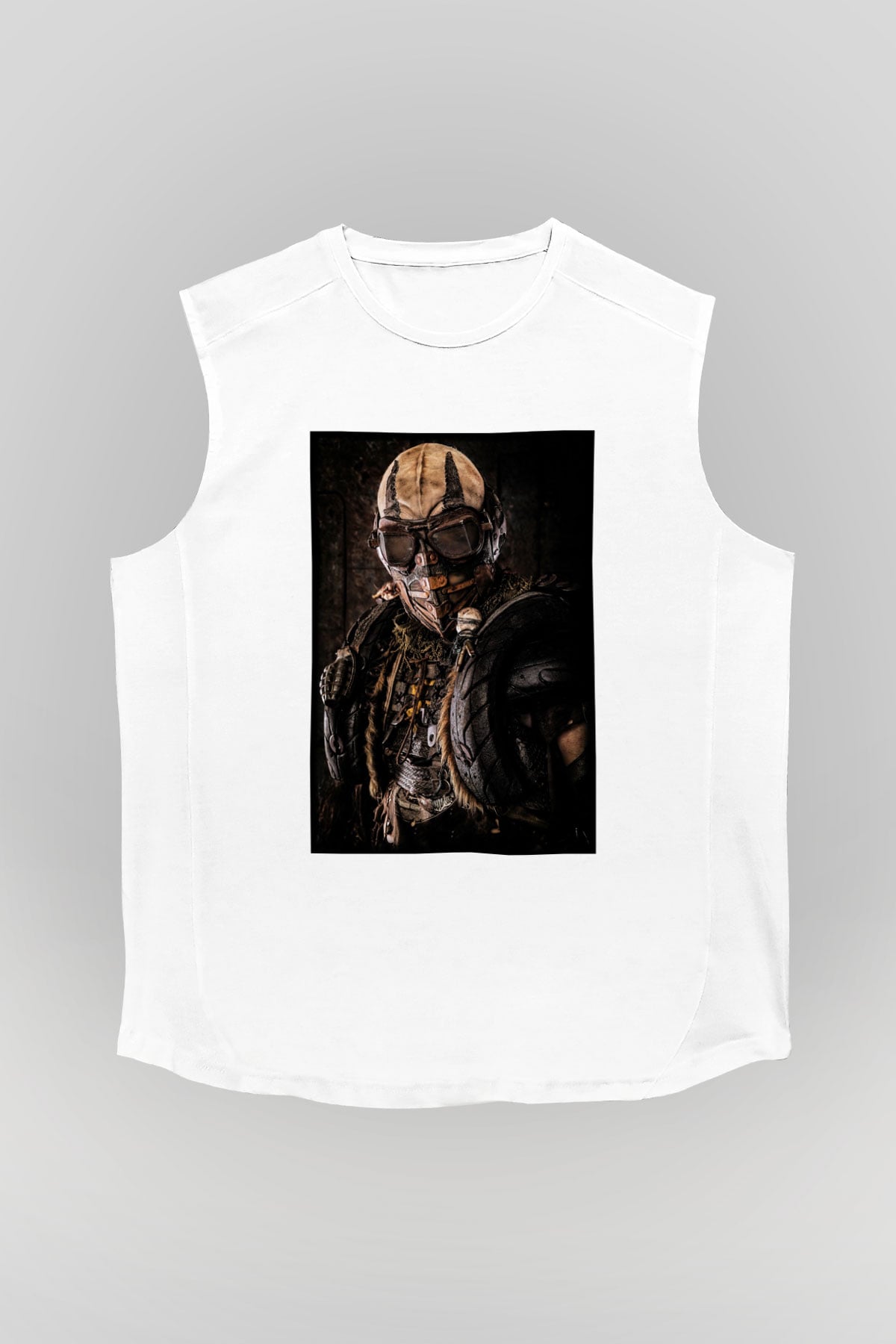 Mad Max Beyaz Unisex Kolsuz Tişört