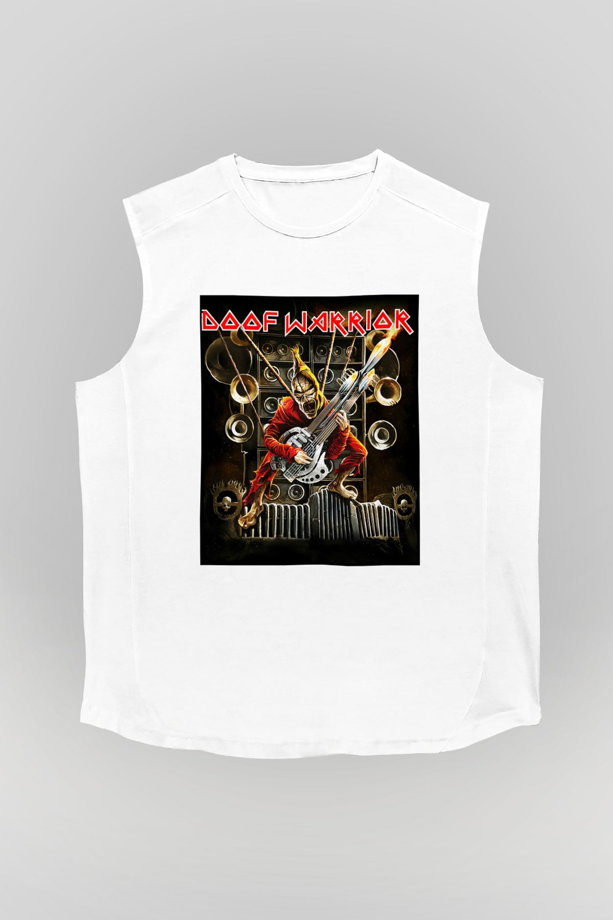 Mad Max Beyaz Unisex Kolsuz Tişört