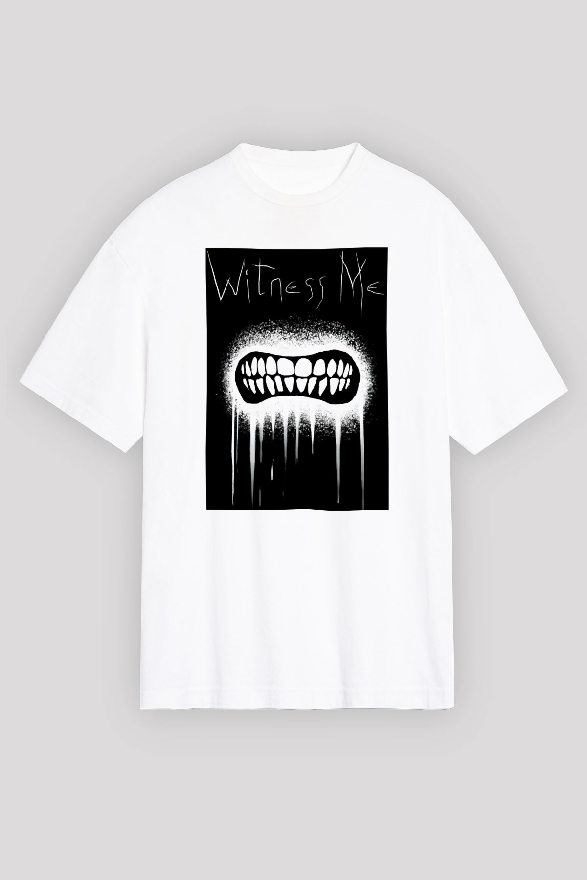 Mad Max Beyaz Unisex Oversize Tişört T-Shirt