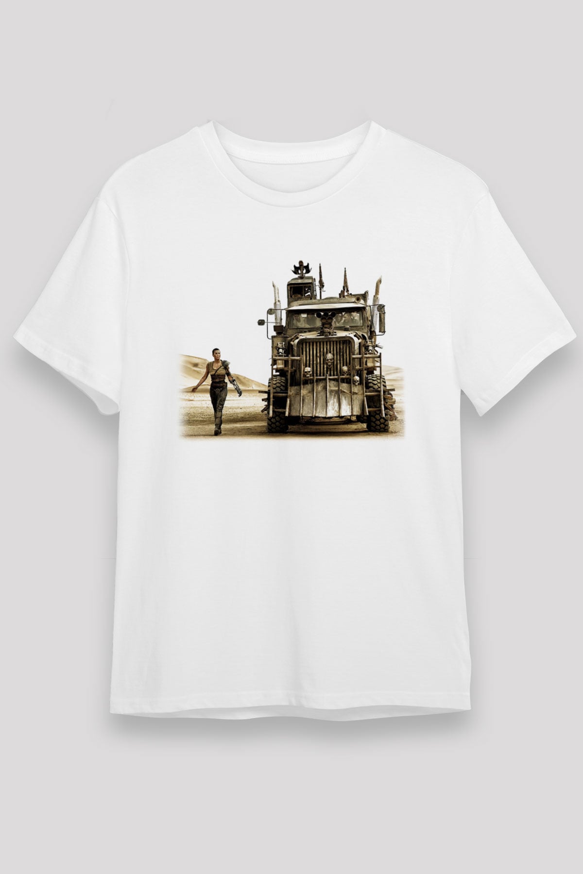 Mad Max Beyaz Unisex Tişört T-Shirt