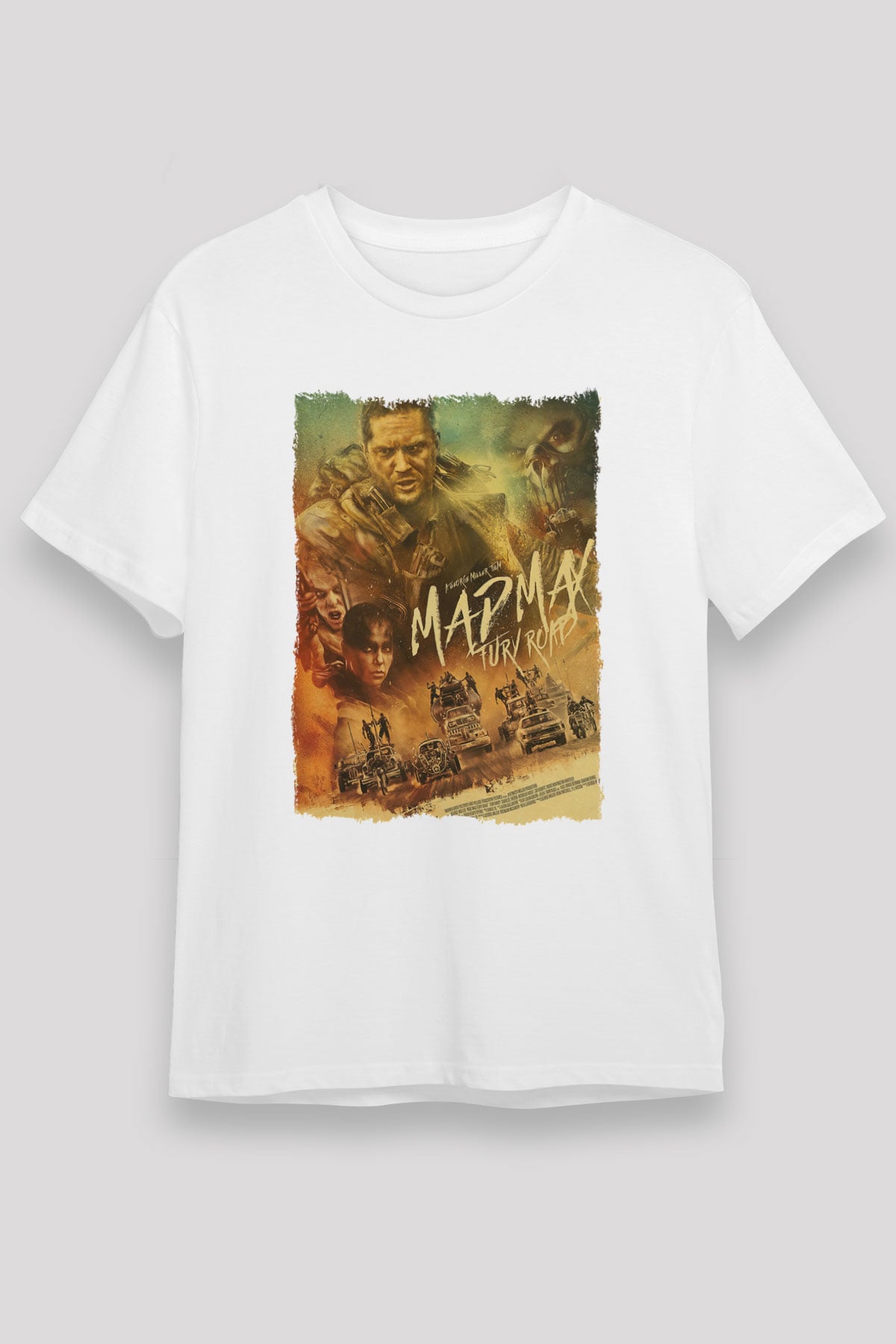 Mad Max Beyaz Unisex Tişört T-Shirt