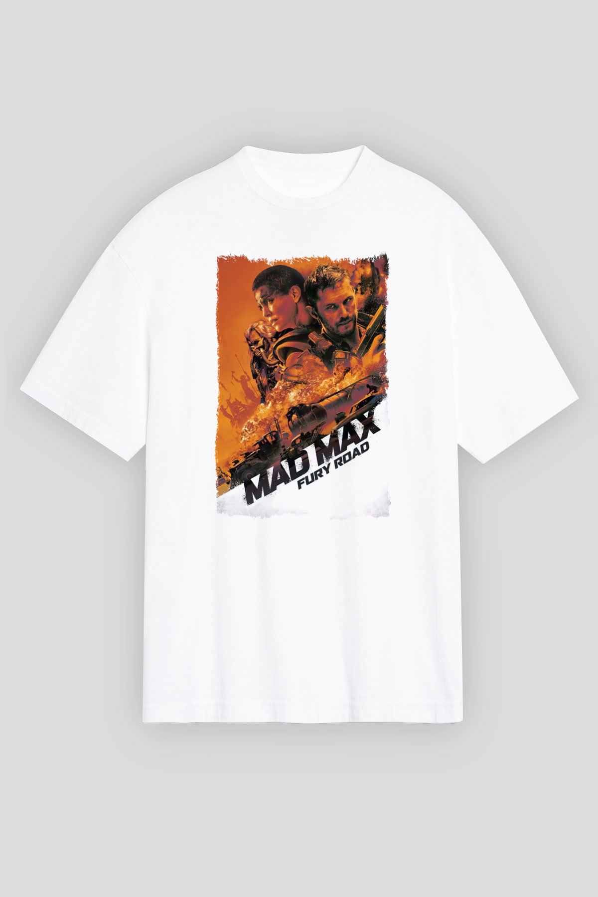 Mad Max Beyaz Unisex Tişört T-Shirt