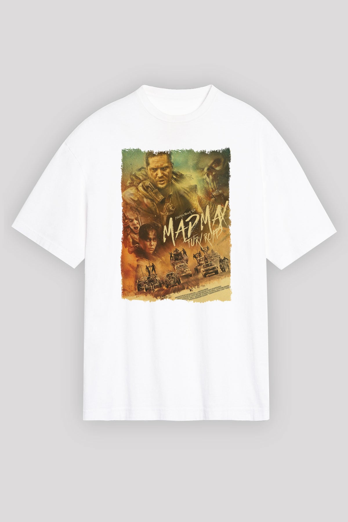 Mad Max Beyaz Unisex Tişört T-Shirt