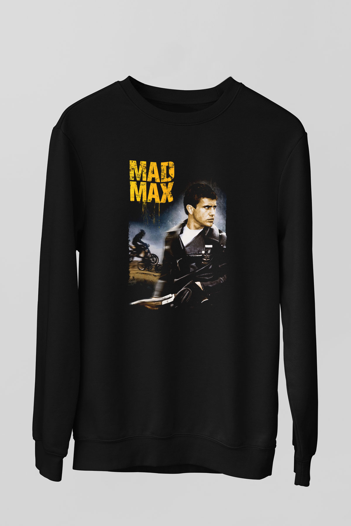 Mad Max Siyah Unisex Sweatshirt