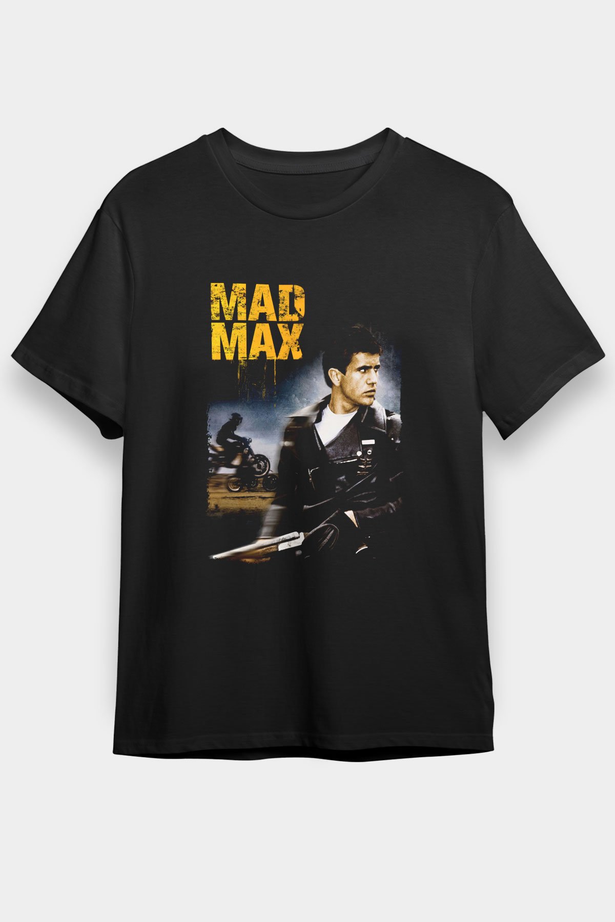 Mad Max Siyah Unisex Graphic Tee - STREETWEAR