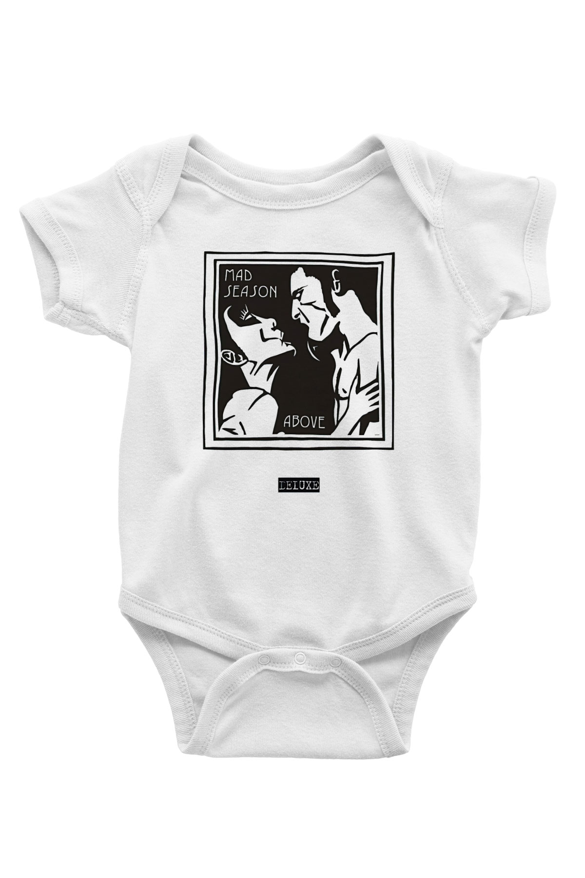 Mad Season Baskılı Beyaz Unisex Bebek Body - Zıbın