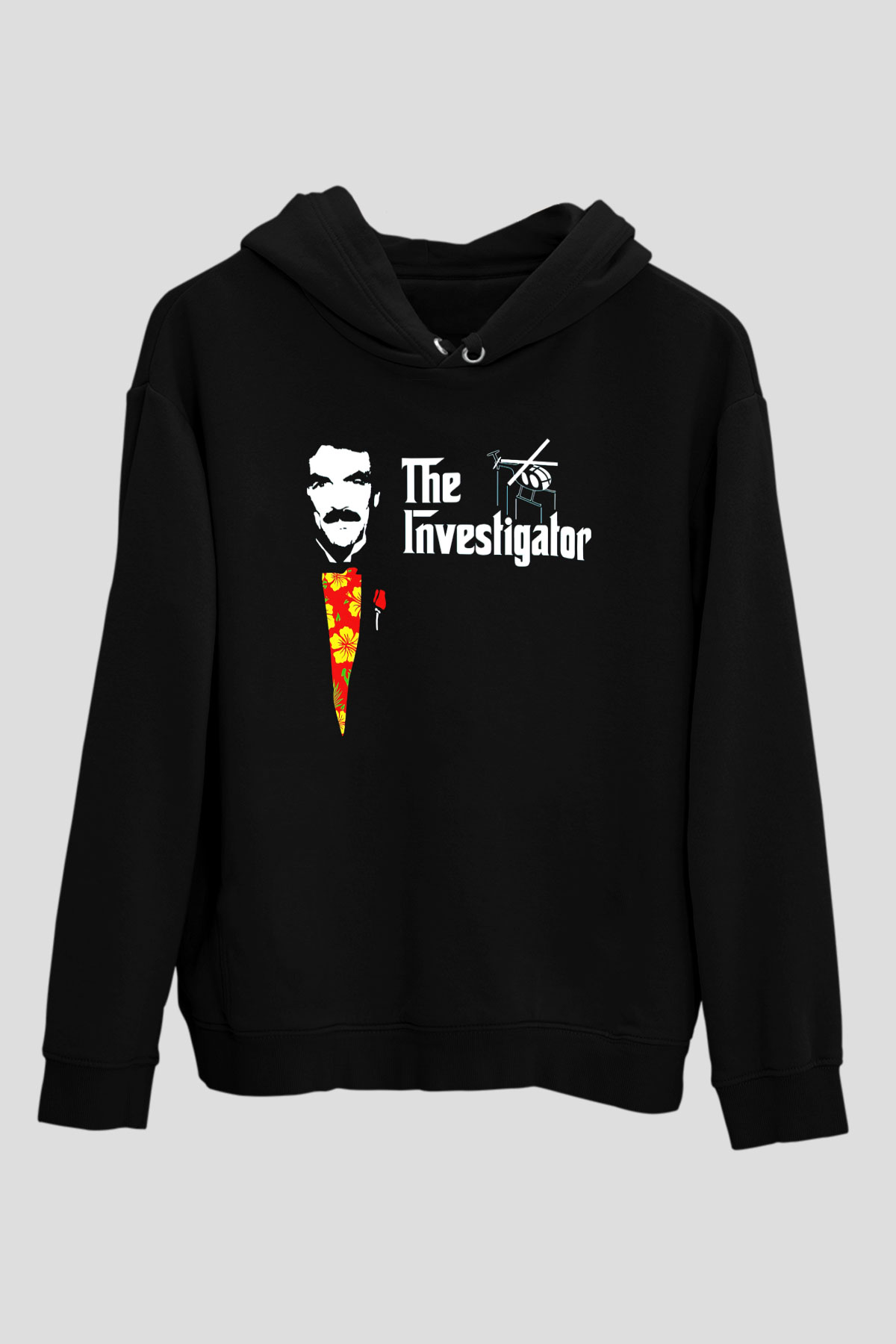 Magnum P.I. Siyah Unisex Hoodie