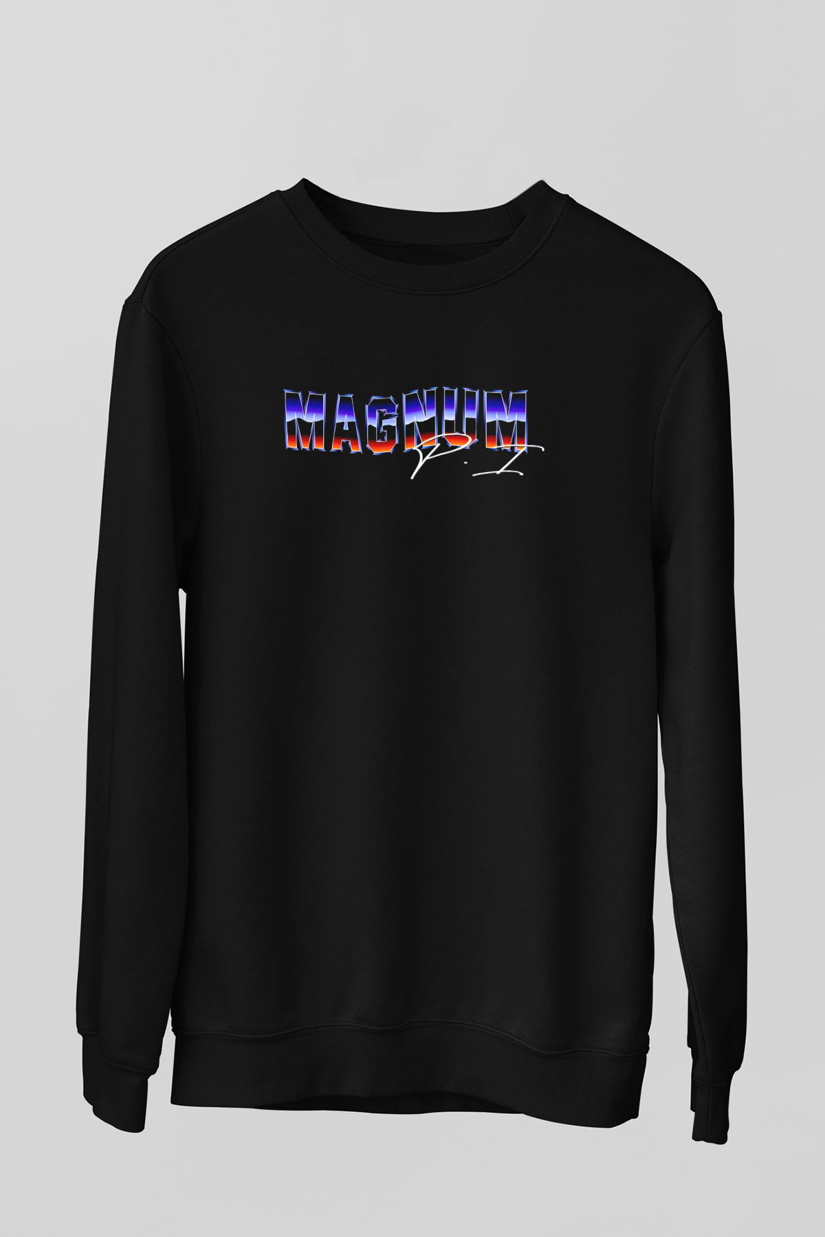 Magnum P.I. Siyah Unisex Sweatshirt