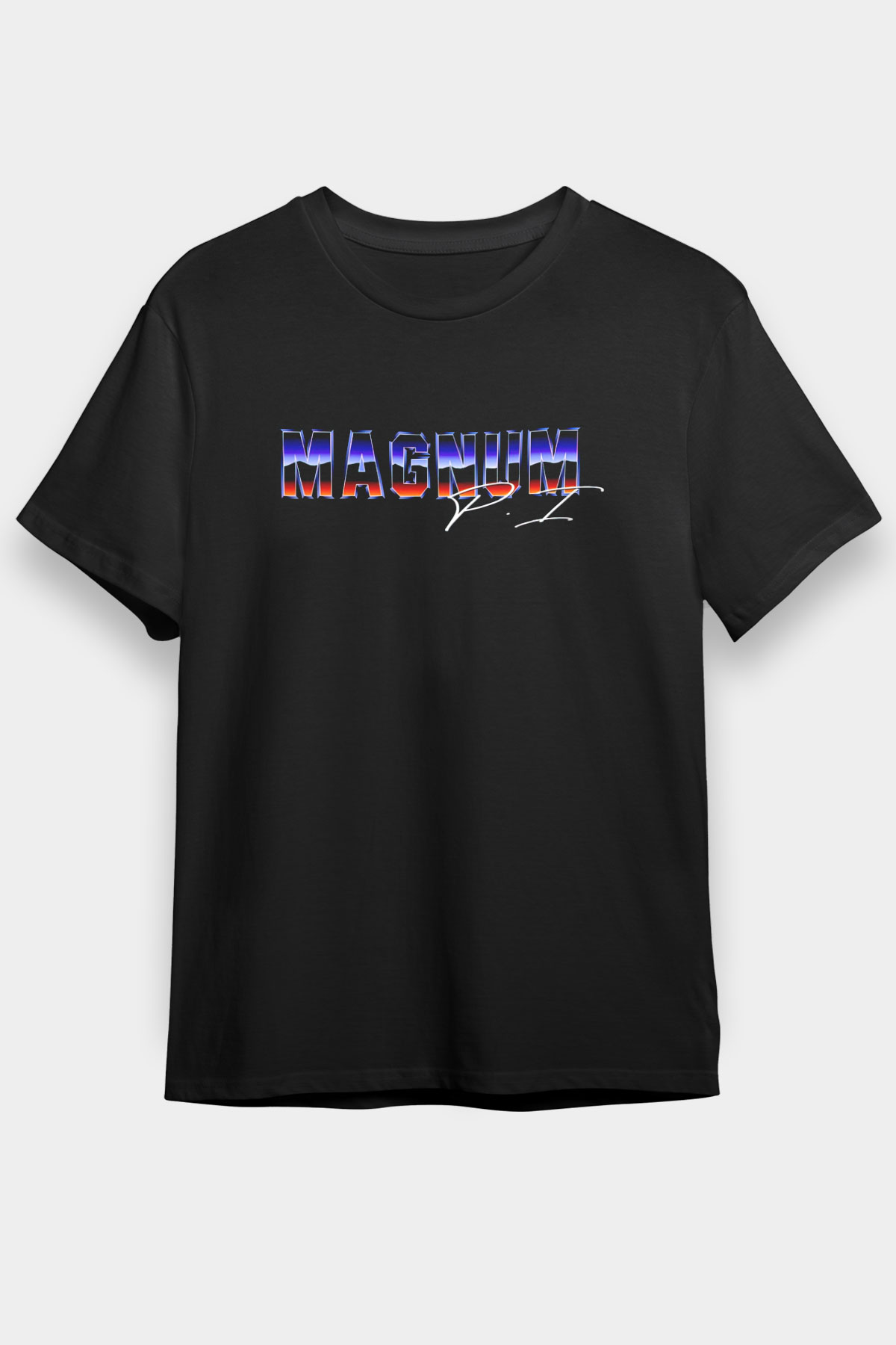 Magnum P.I. Siyah Unisex Graphic Tee - STREETWEAR