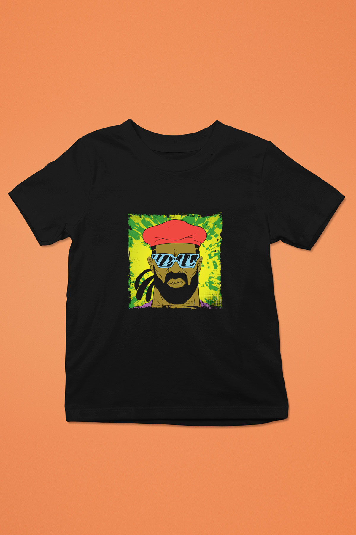 Major Lazer Baskılı Unisex Siyah Çocuk Tişört