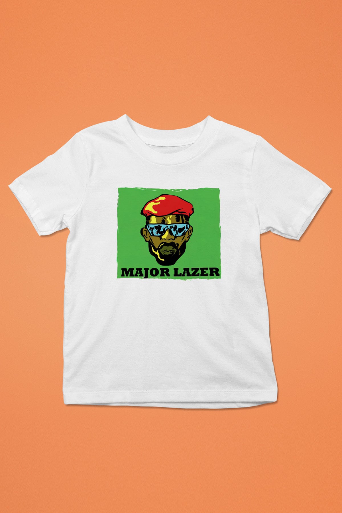 Major Lazer Beyaz Unisex Çocuk Tişört