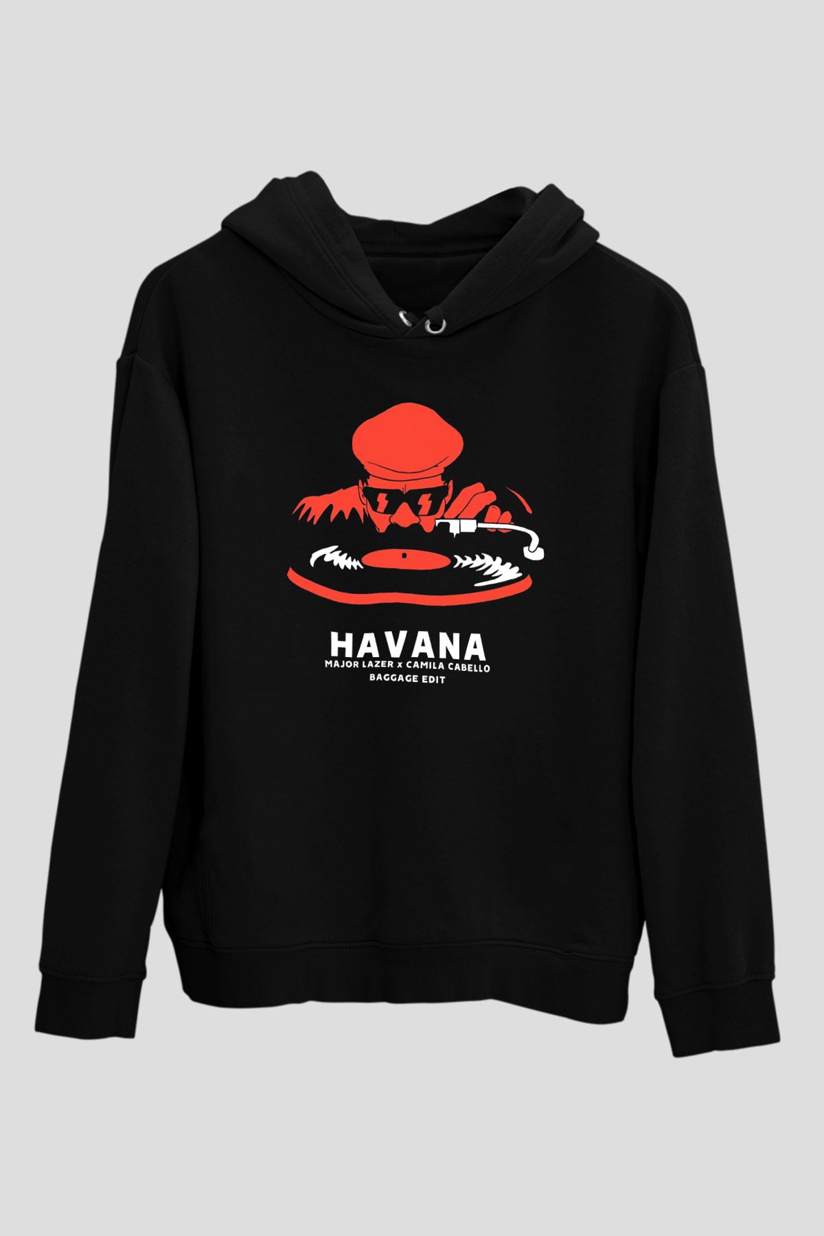 Major Lazer Siyah Unisex Kapüşonlu Sweatshirt