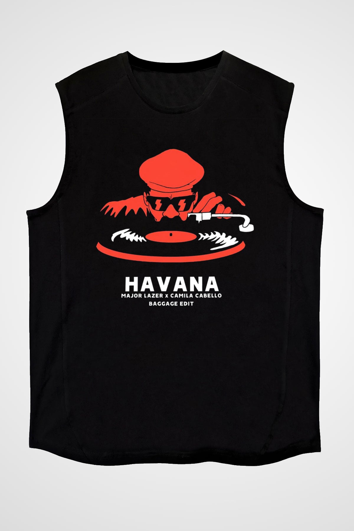 Major Lazer Siyah Unisex Kolsuz Tişört