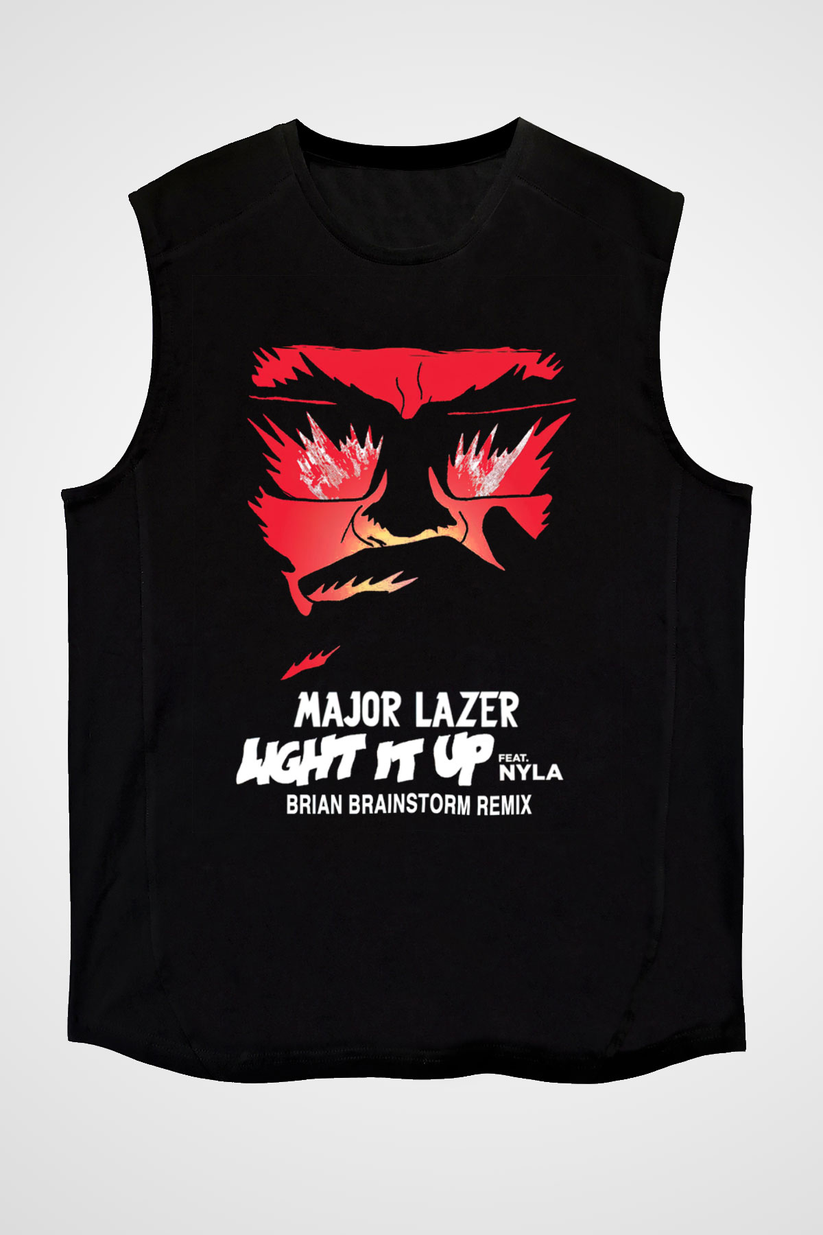 Major Lazer Siyah Unisex Kolsuz Tişört