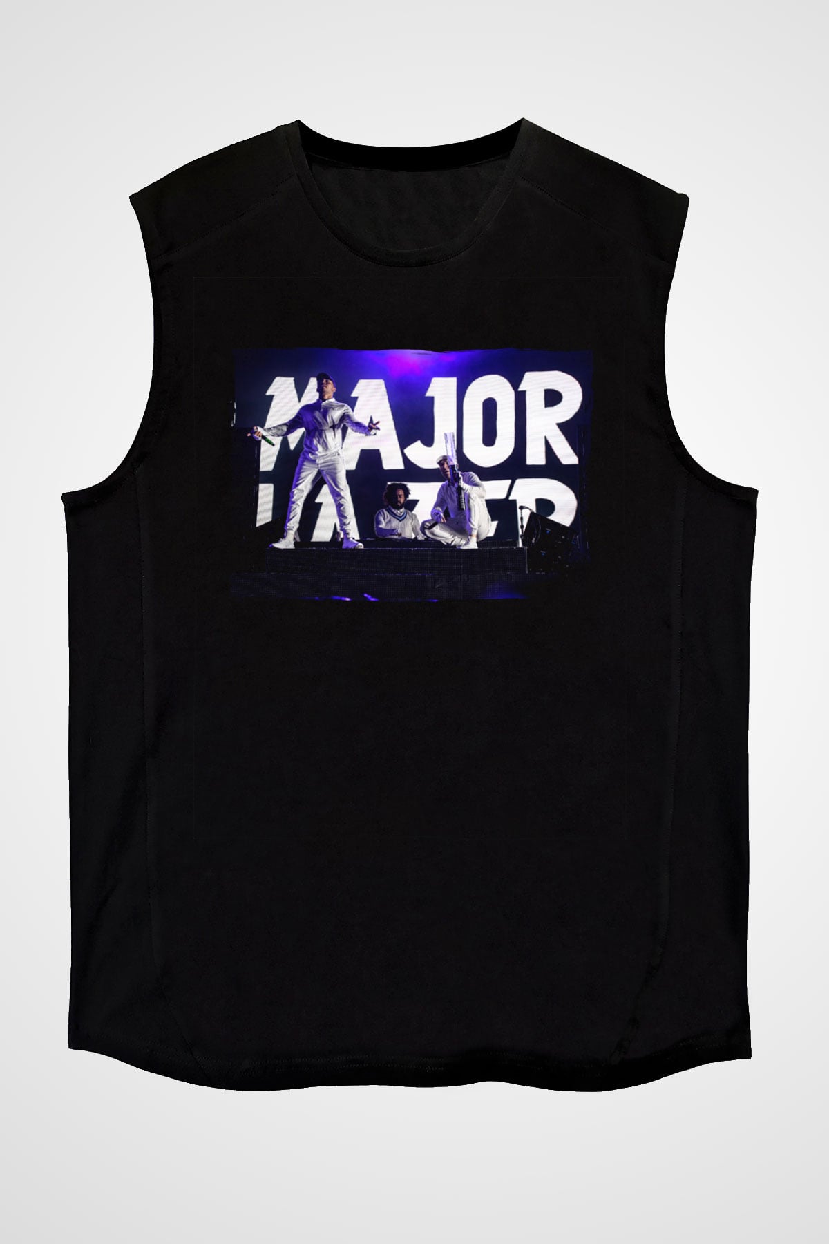 Major Lazer Siyah Unisex Kolsuz Tişört