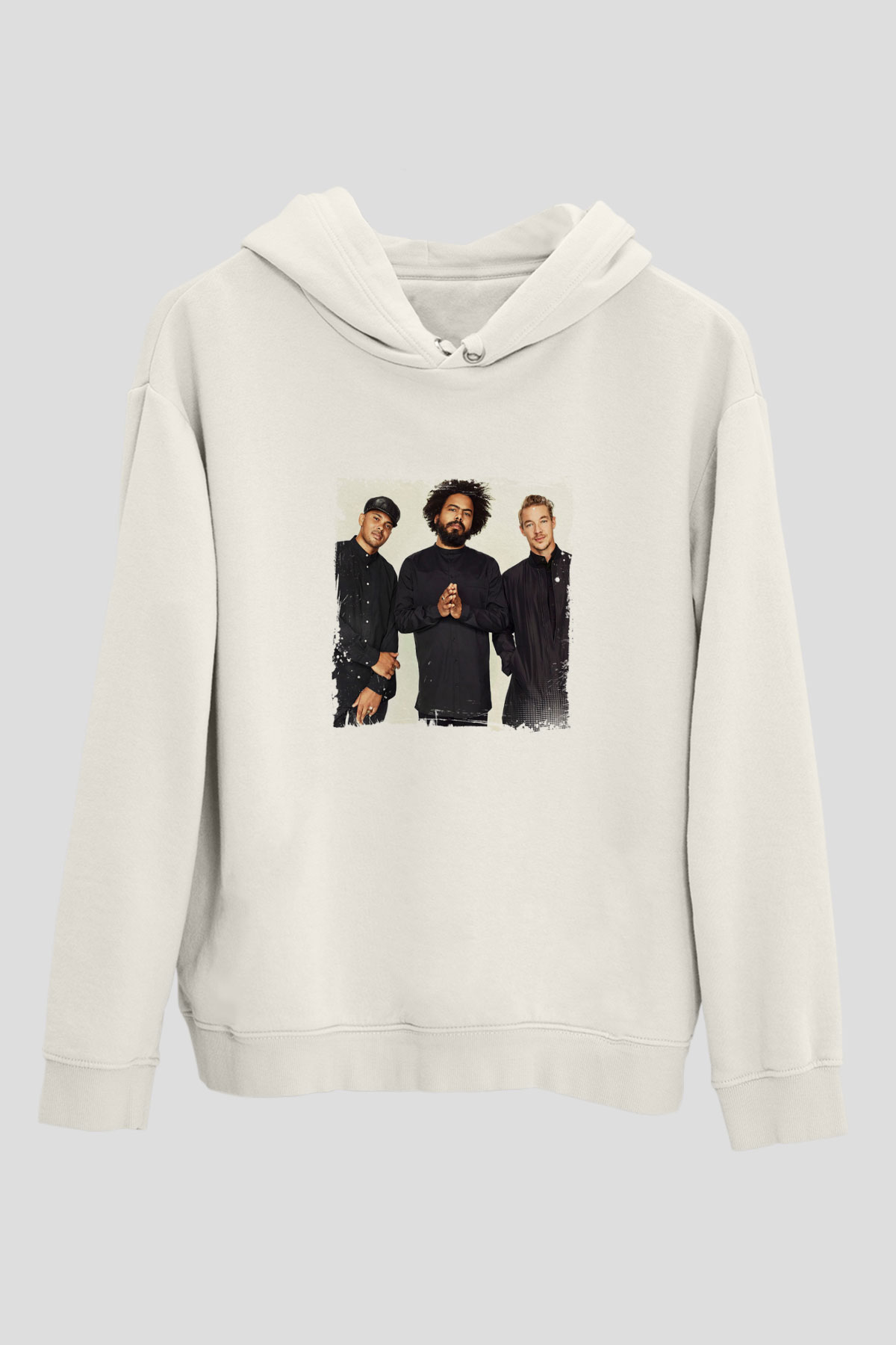 Major LazerBaskılı Beyaz Hoodie
