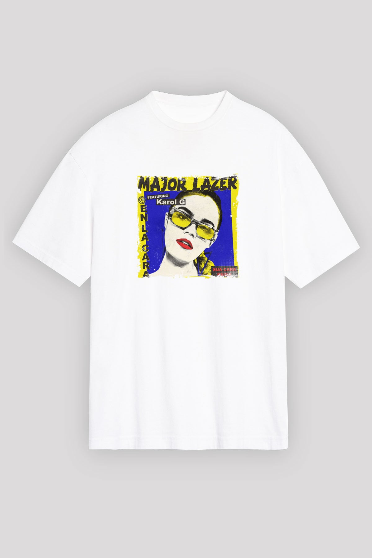 Major LazerBaskılı Beyaz Tişört