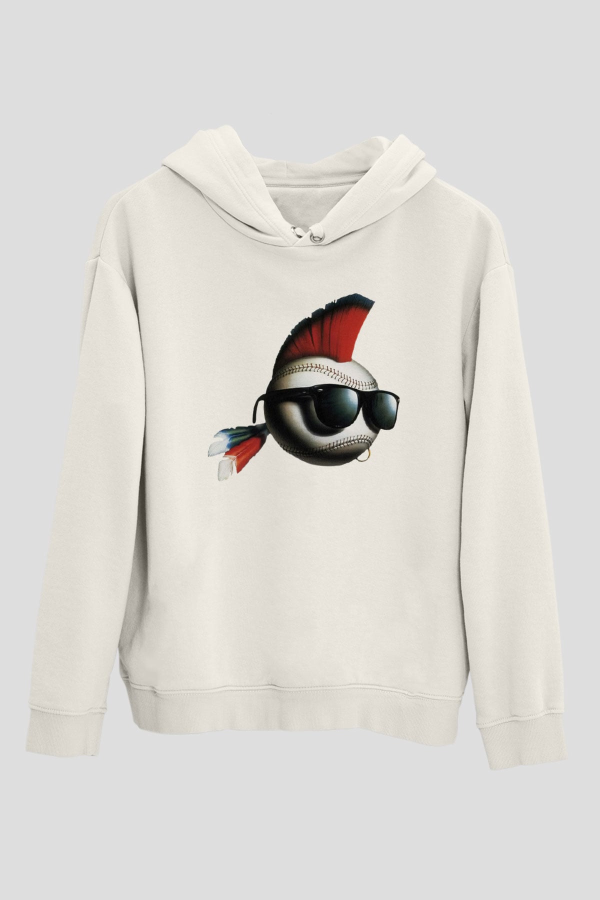 Major League Beyaz Unisex Hoodie
