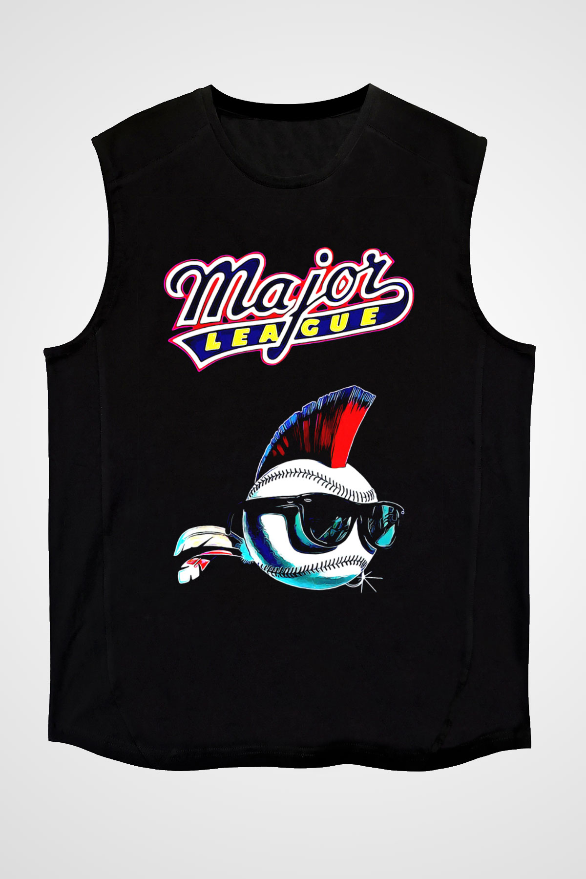 Major League Siyah Unisex  Kolsuz Tişört