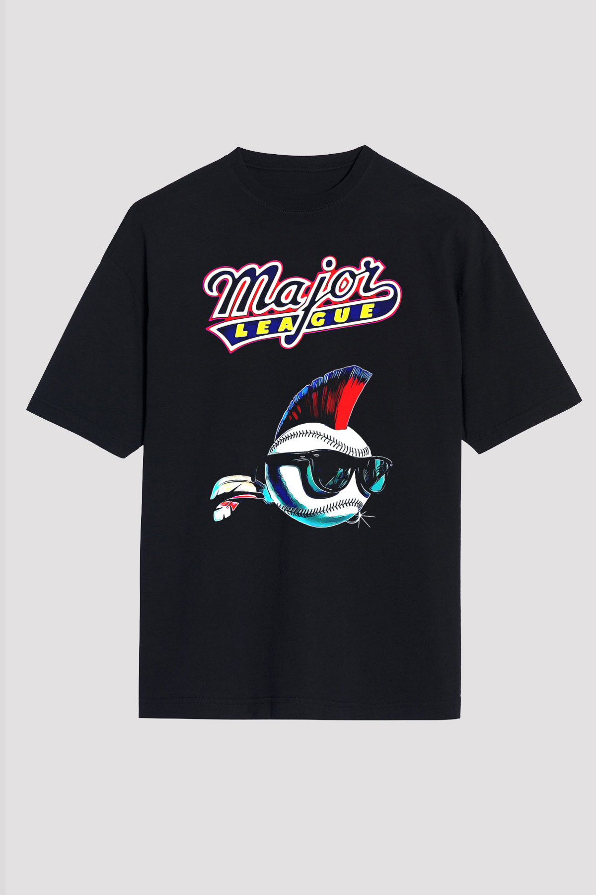 Major League Siyah Unisex Tişört