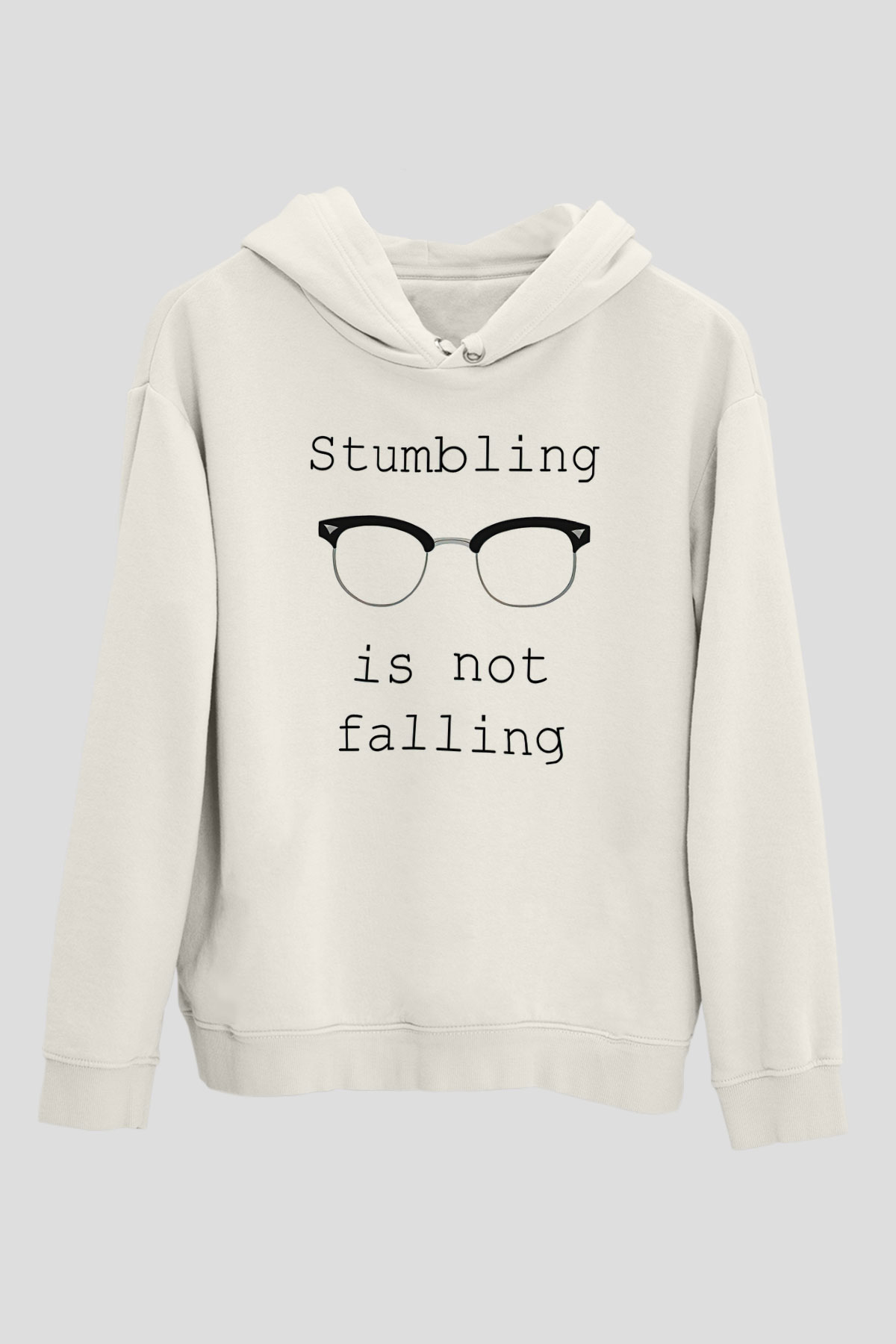 Malcolm X James Baskılı Beyaz Unisex Kapüşonlu Sweatshirt