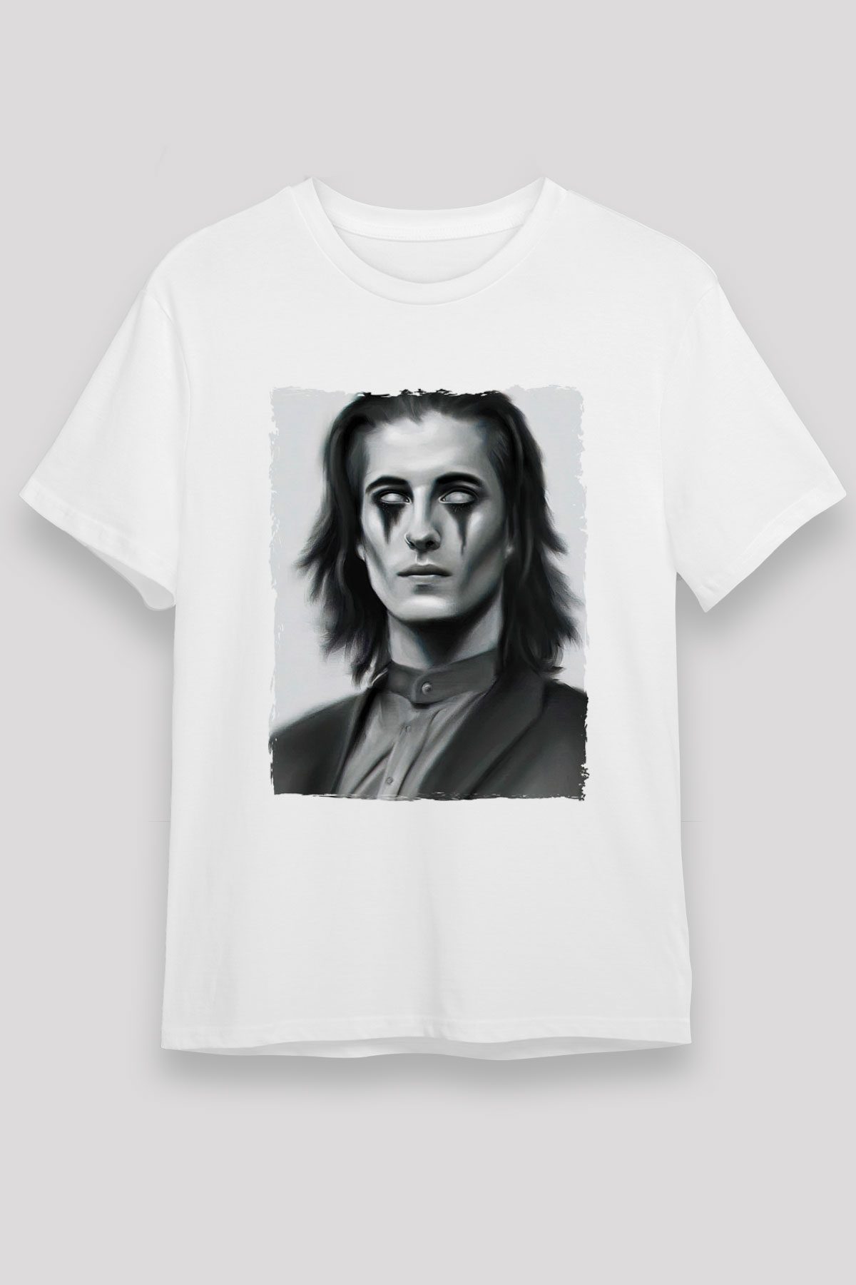 Maneskin Baskılı Unisex Beyaz Tişört - Tshirt