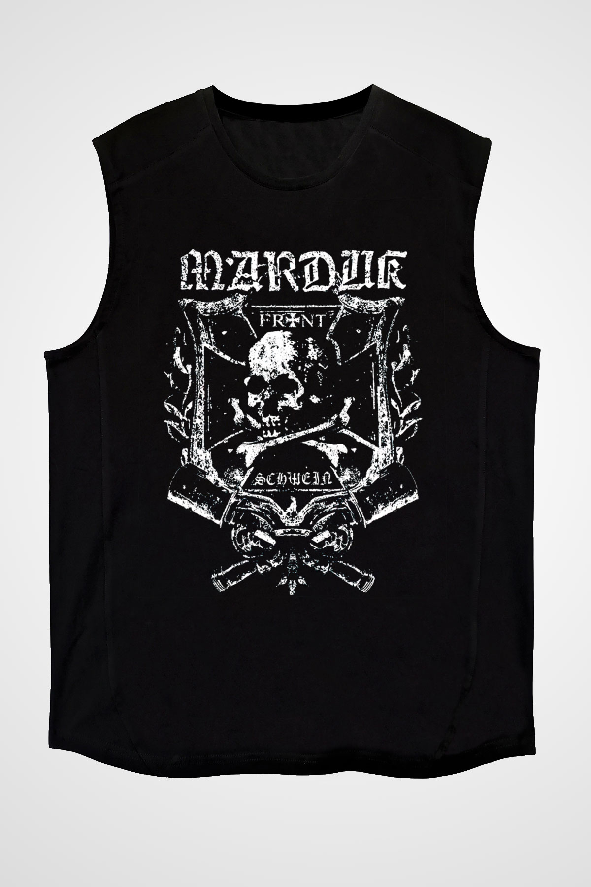 Marduk Siyah Unisex Kolsuz Tişört
