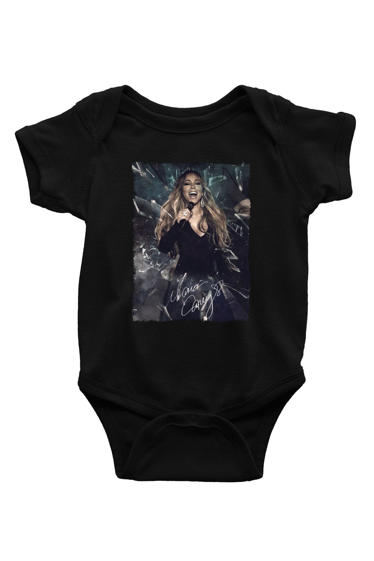 Mariah Carey Siyah Bebek Body - Zıbın