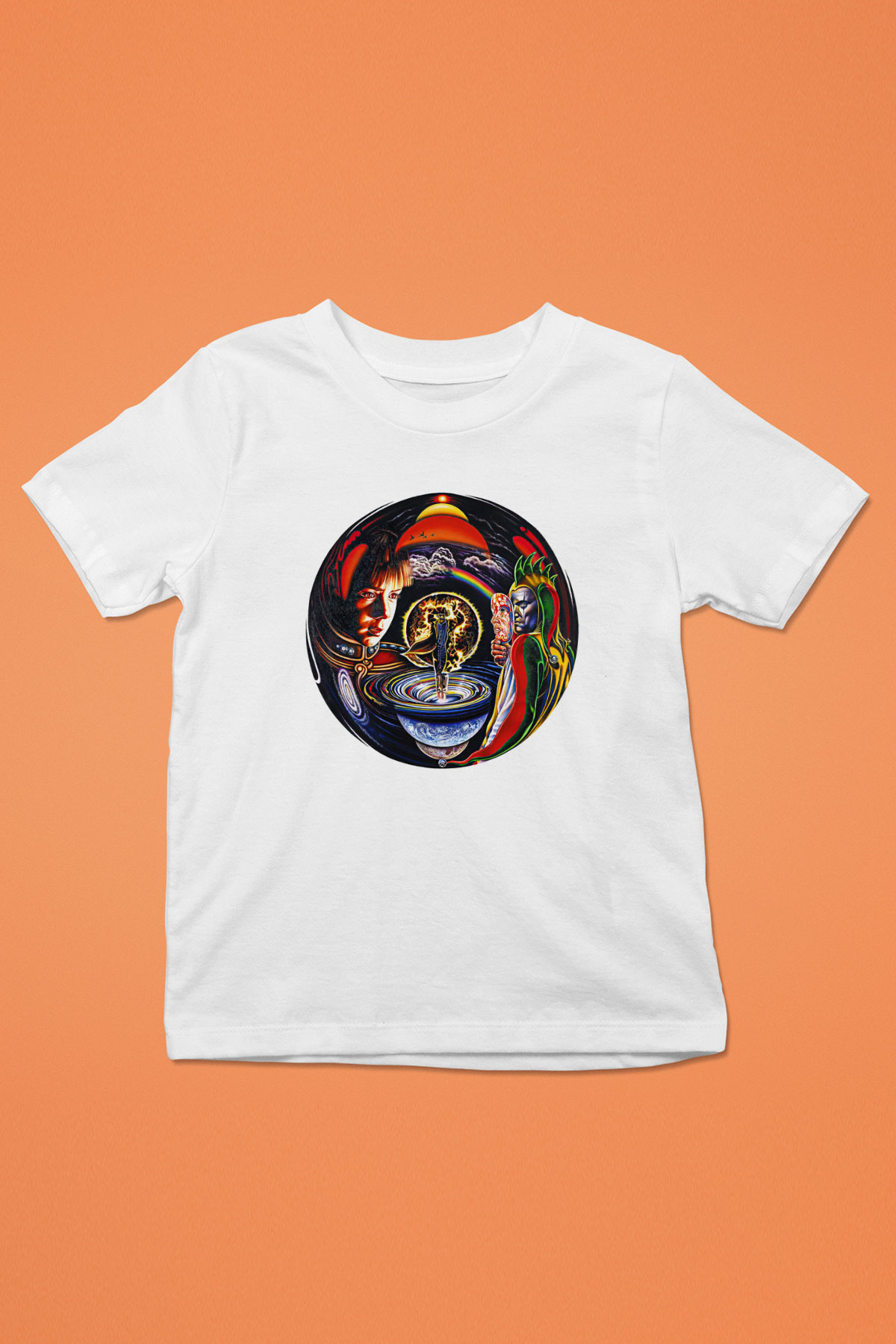 Marillion Baskılı Beyaz Unisex Beyaz Çocuk Tişört - Tshirt
