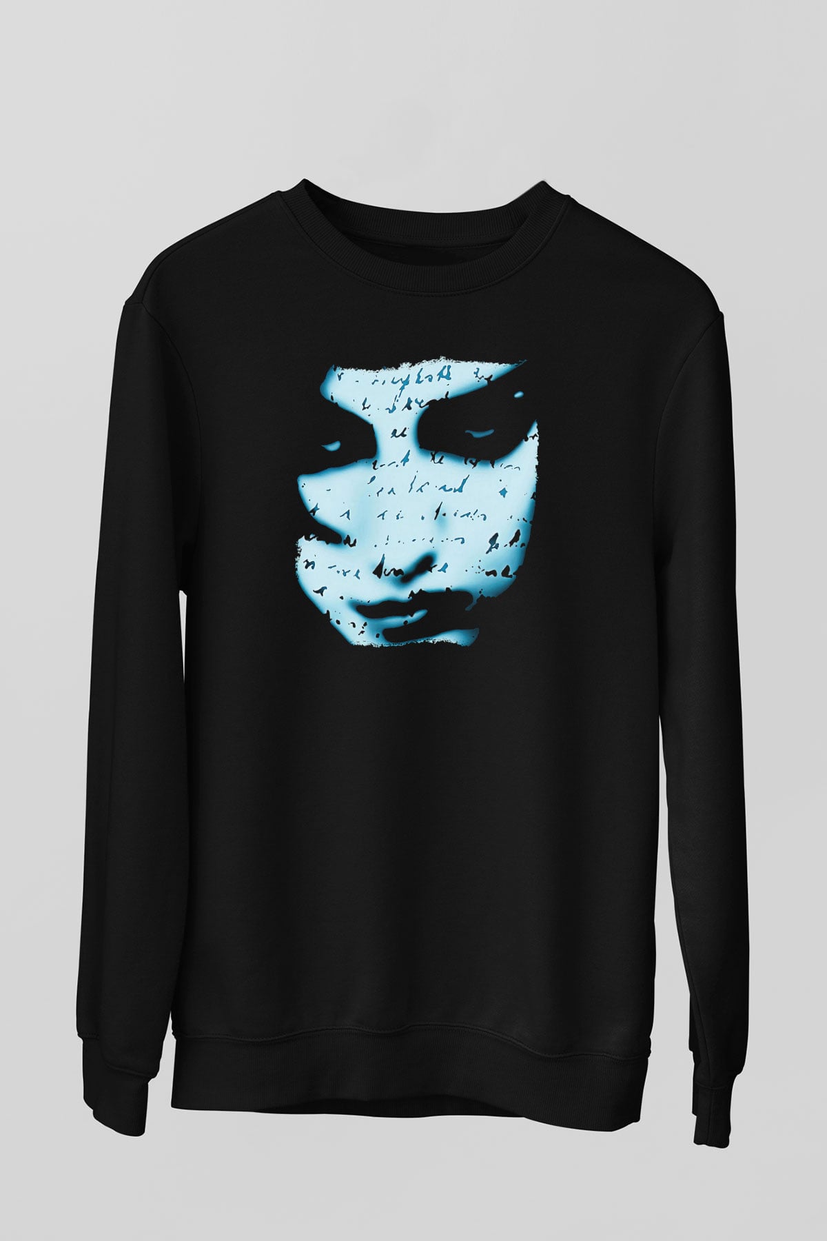 Marillion Baskılı Unisex Siyah Sweatshirt