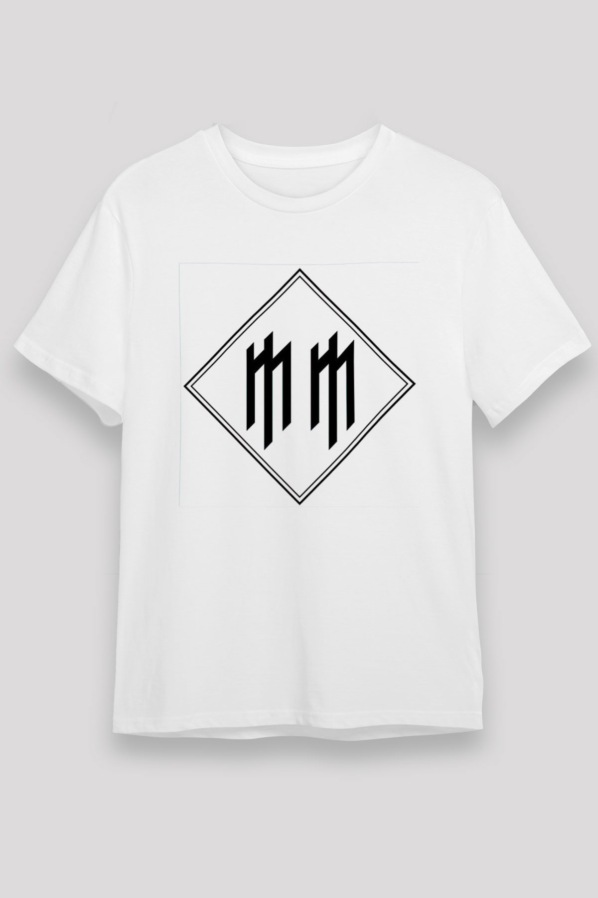 Marilyn Manson Beyaz Unisex Tişört T-Shirt - TişörtFabrikası
