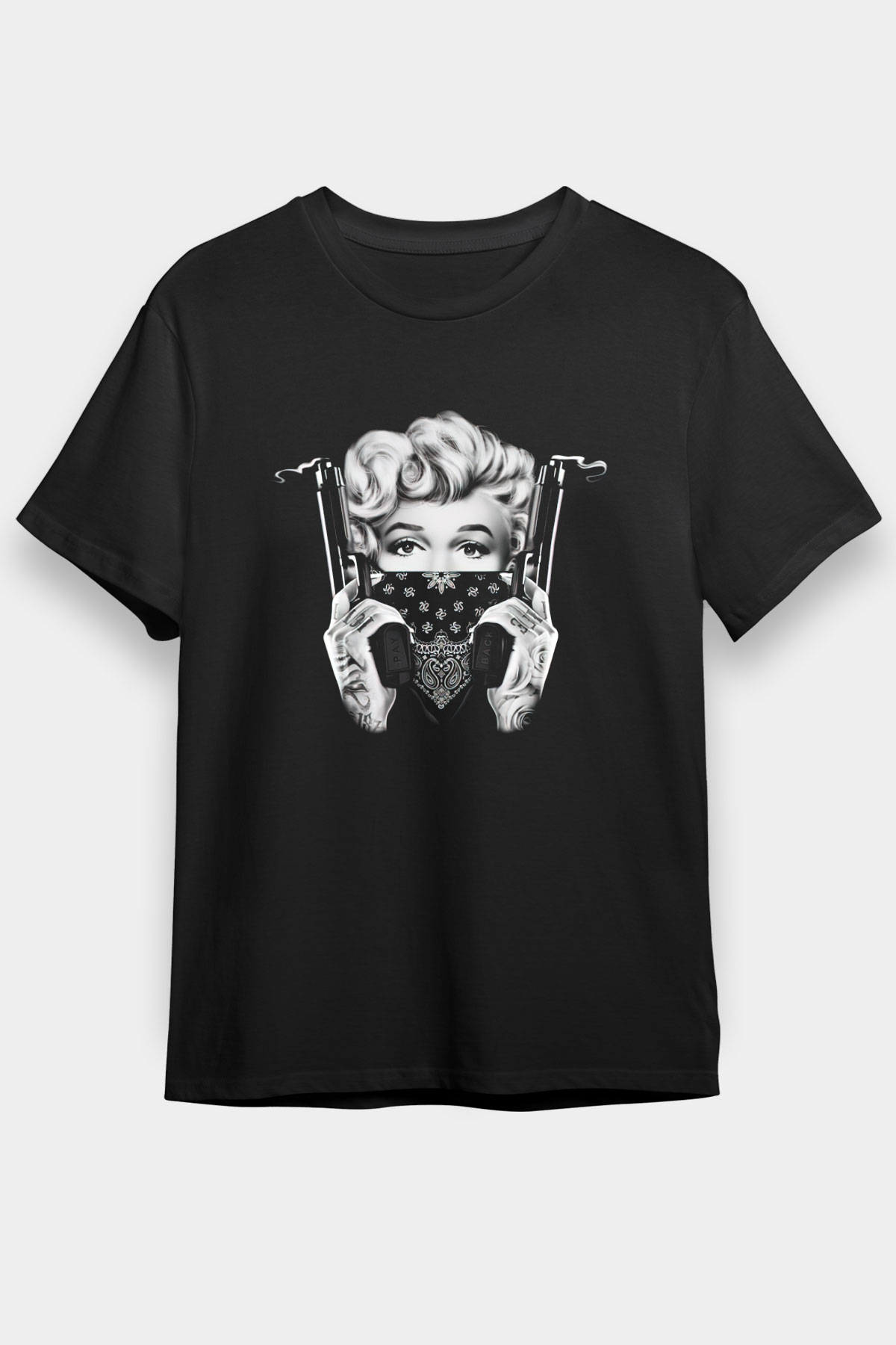 Marilyn Monroe Black Unisex Tee - STREETWEAR