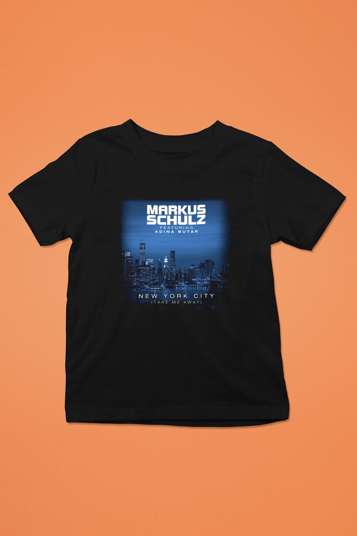 Markus Schulz Baskılı Siyah Unisex Çocuk Tişört